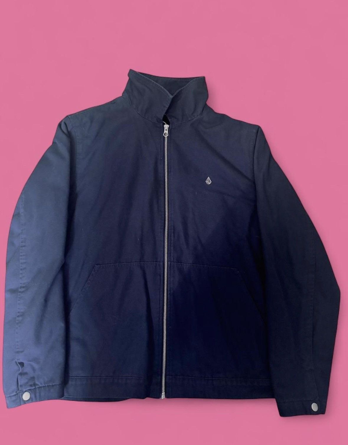 Volcom Navy Blue Volcom Jacket with Fleece Size US M / EU 48-50 / 2 - 1 Thumbnail