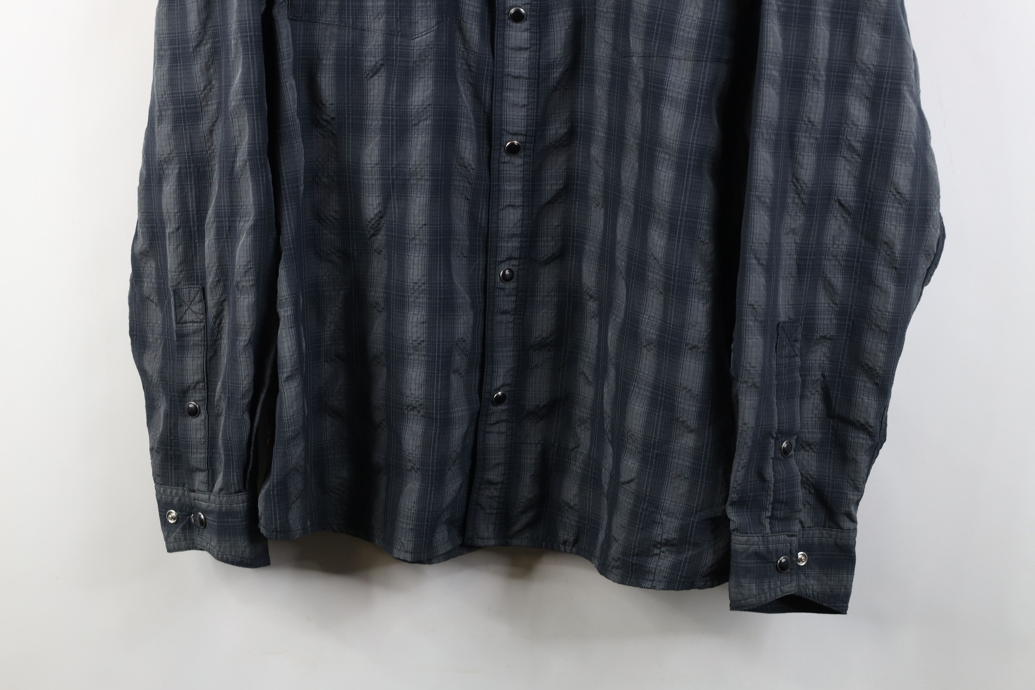 Simms Simms Fishing Double Pocket Snap Button Collared Shirt Plaid Size US XL / EU 56 / 4 - 3 Thumbnail