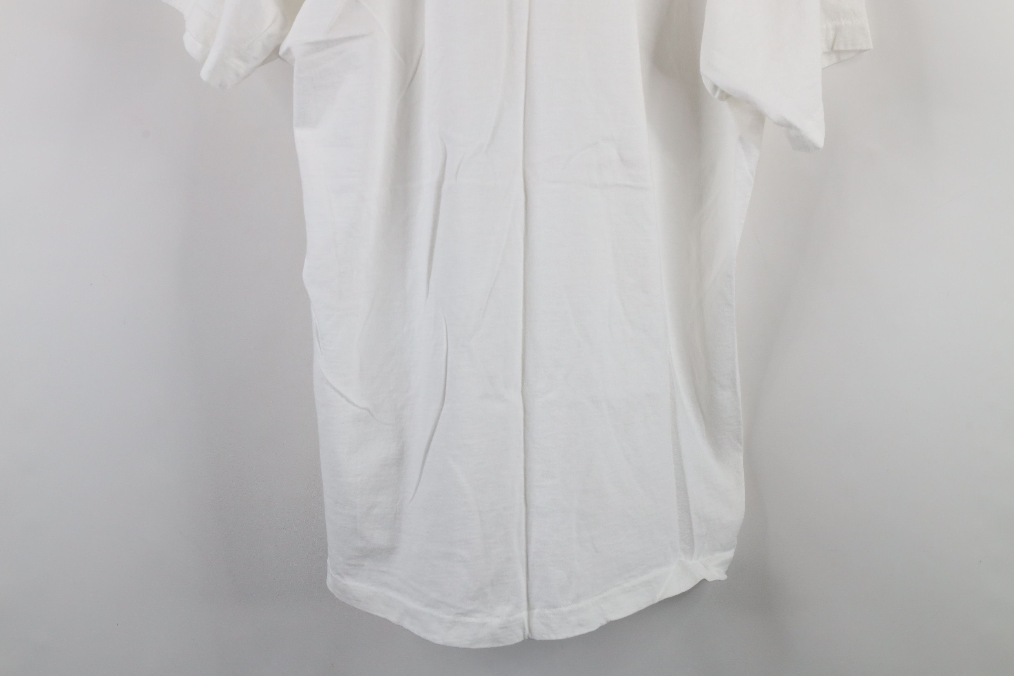 Vintage Vintage 90s Streetwear Cotton Short Sleeve T-Shirt White USA Size US XL / EU 56 / 4 - 10 Thumbnail