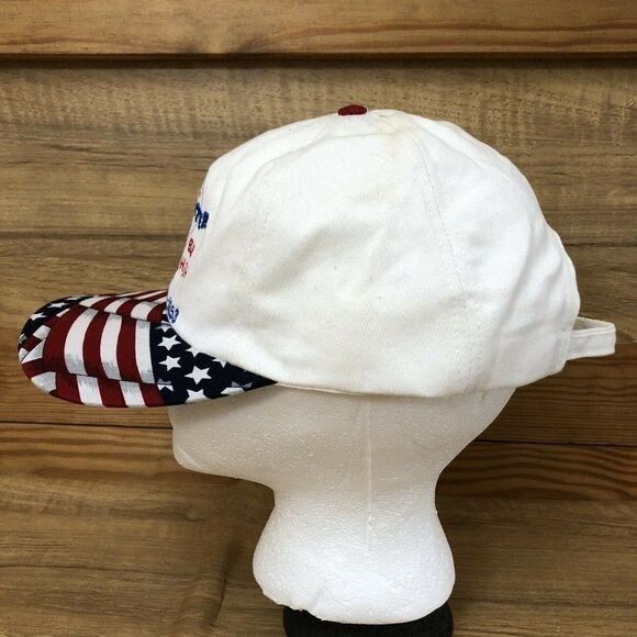 Other VTG Task Master Baseball Cap Hat White Patriotic Light Bulb Size ONE SIZE - 2 Thumbnail