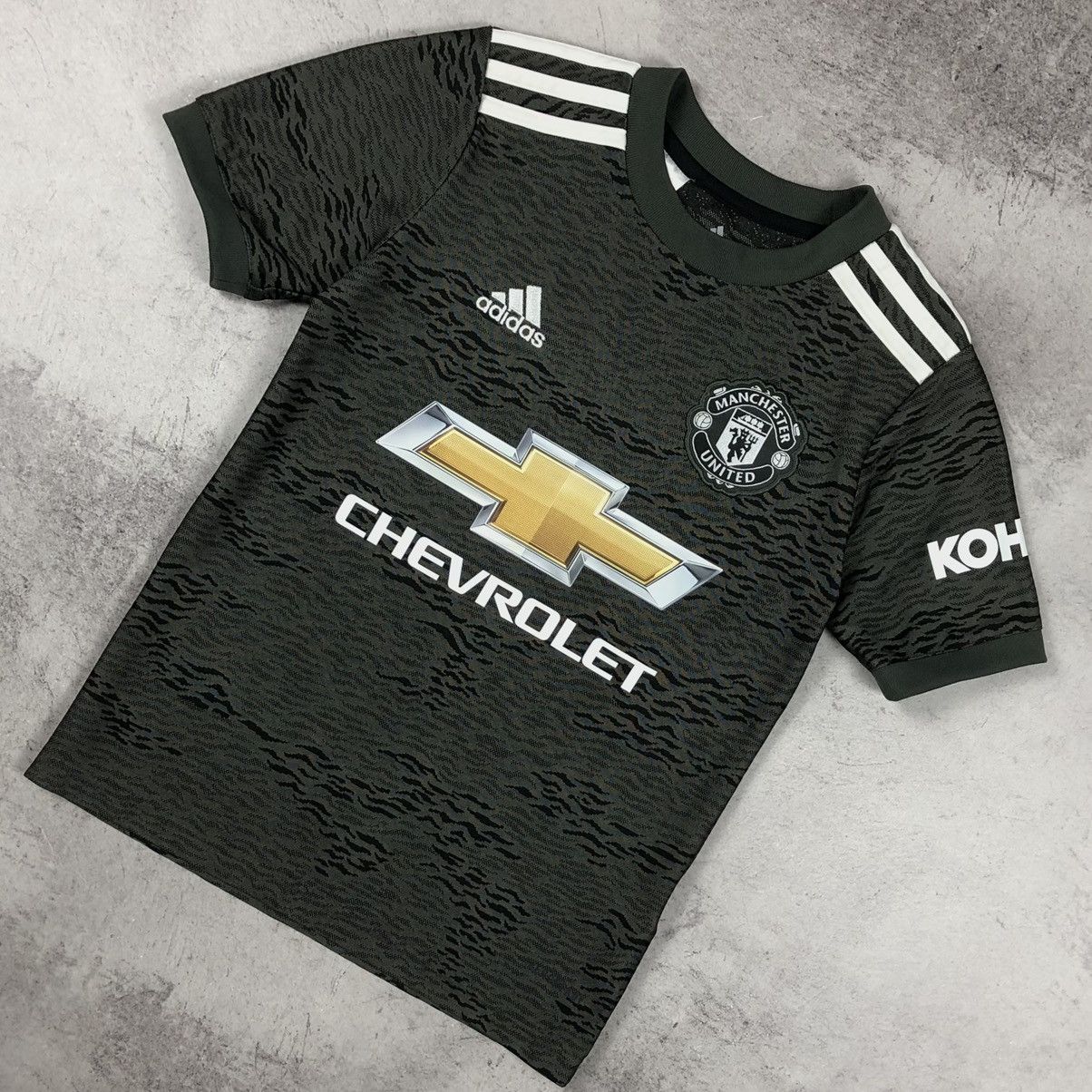 Adidas Manchester United 2020-2021 Adidas Away Soccer Kids Jersey Size US XXS / EU 40 - 4 Thumbnail