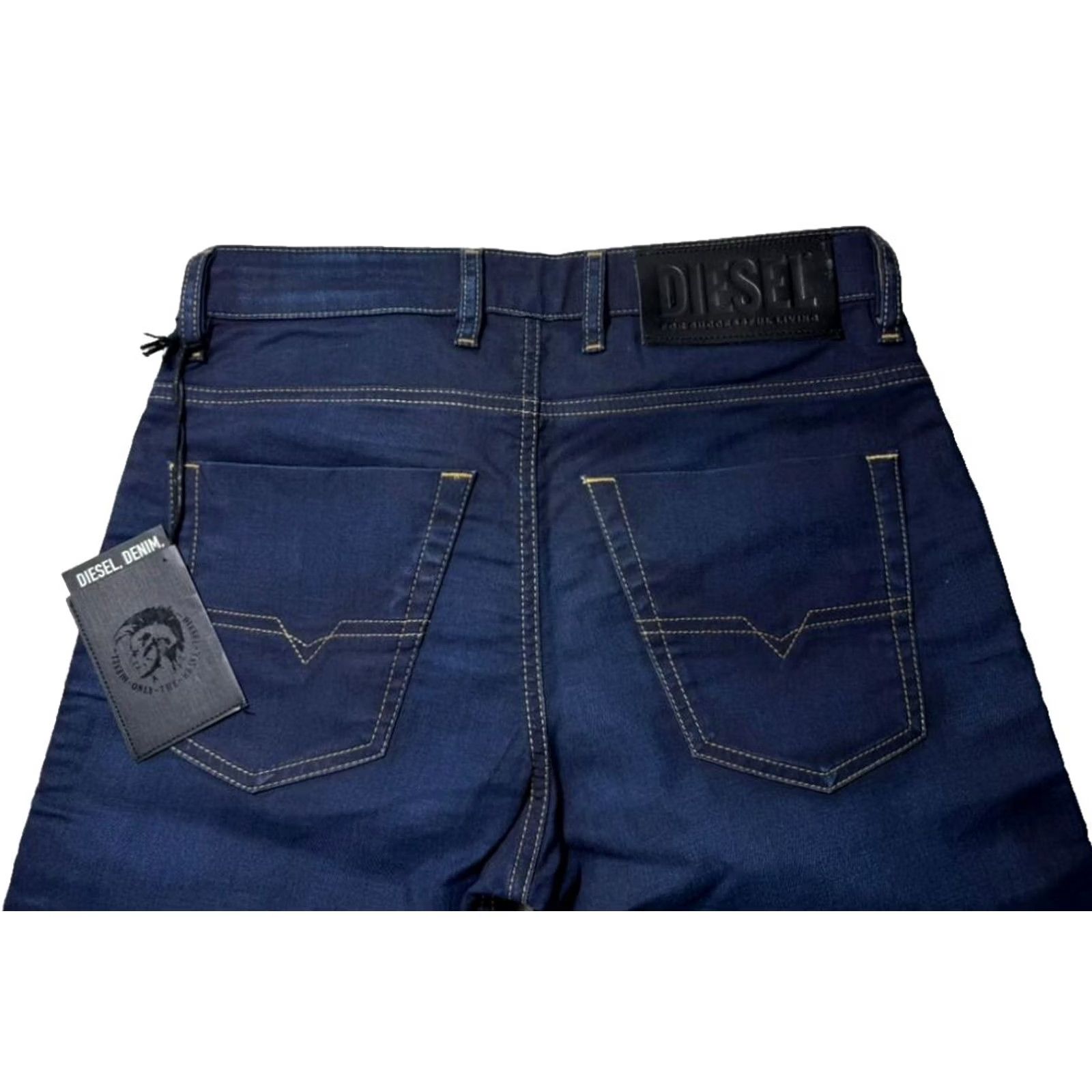 Diesel Diesel Krooley Jogg Jeans Men Blue Tapered Slim Fit Stretch Denim Drawstring 28 in | Jeans | Diesel Krooley | Men Size US 28 / EU 44 - 4 Thumbnail