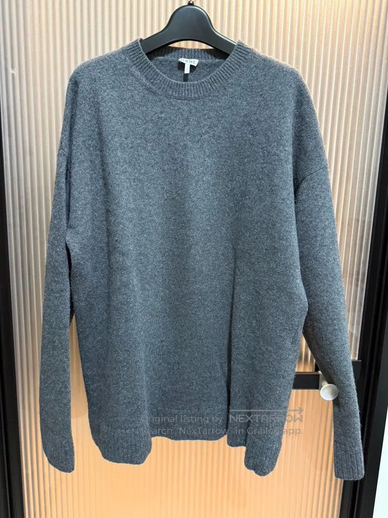 Loewe Loewe Gray wool sweater Size L / US 10 / IT 46 - 1 Thumbnail