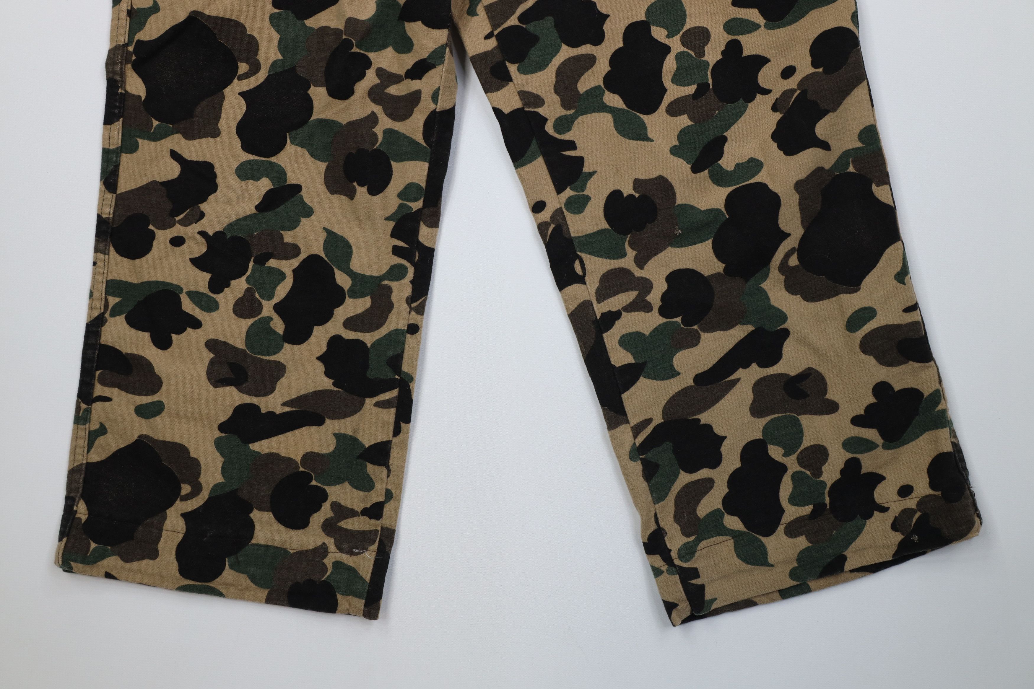Vintage Vintage 70s Streetwear Chamois Cloth Wide Leg Pants USA Size US 42 / EU 58 - 4 Thumbnail