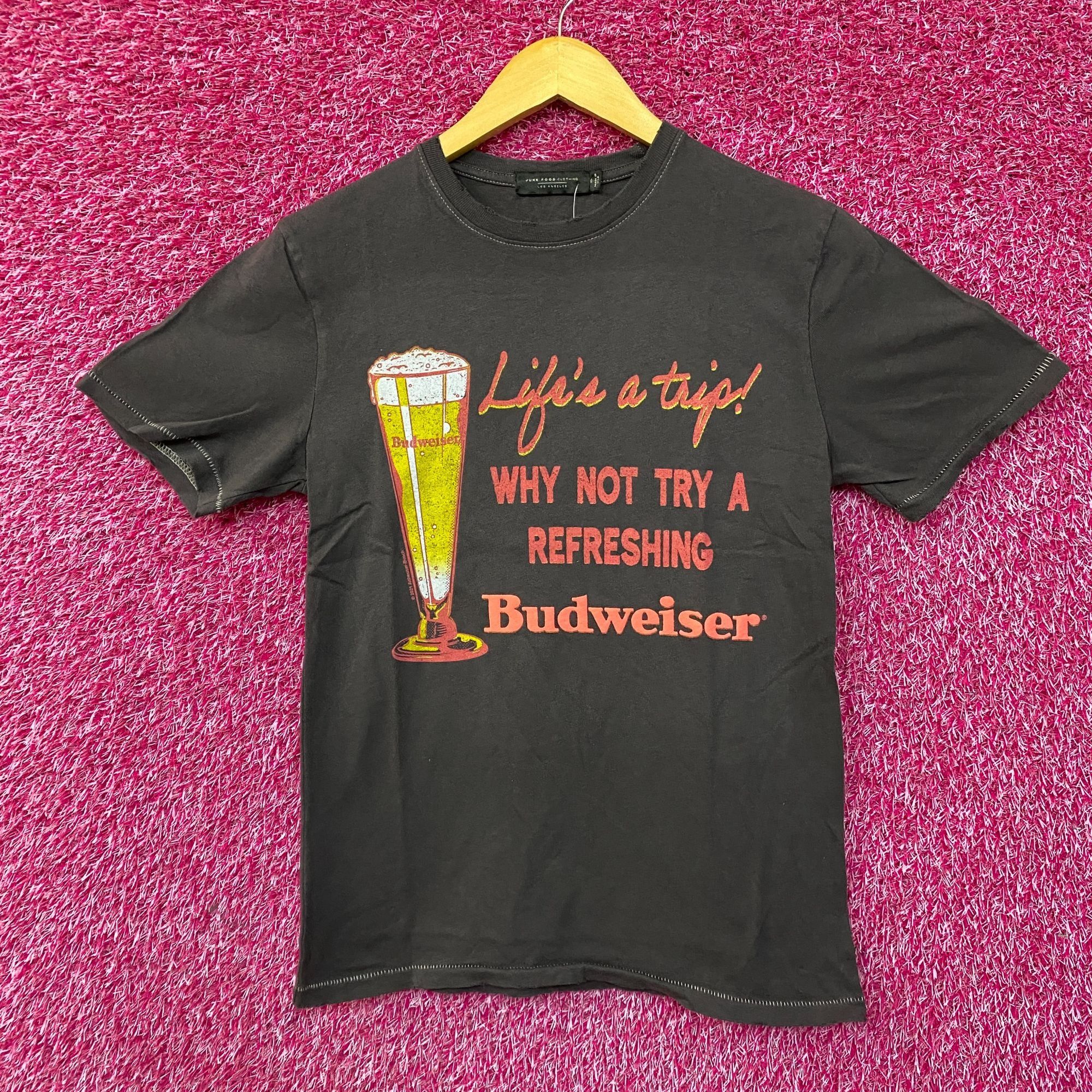 Junk Food Junk Food Budweiser Life's a Trip Vintage Style Graphic T-Sh Size US XS / EU 42 / 0 - 1 Thumbnail