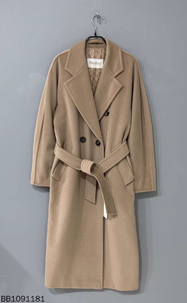 Max Mara Max Mara 101801 Coat Camel Size S / US 4 / IT 40 - 1 Thumbnail