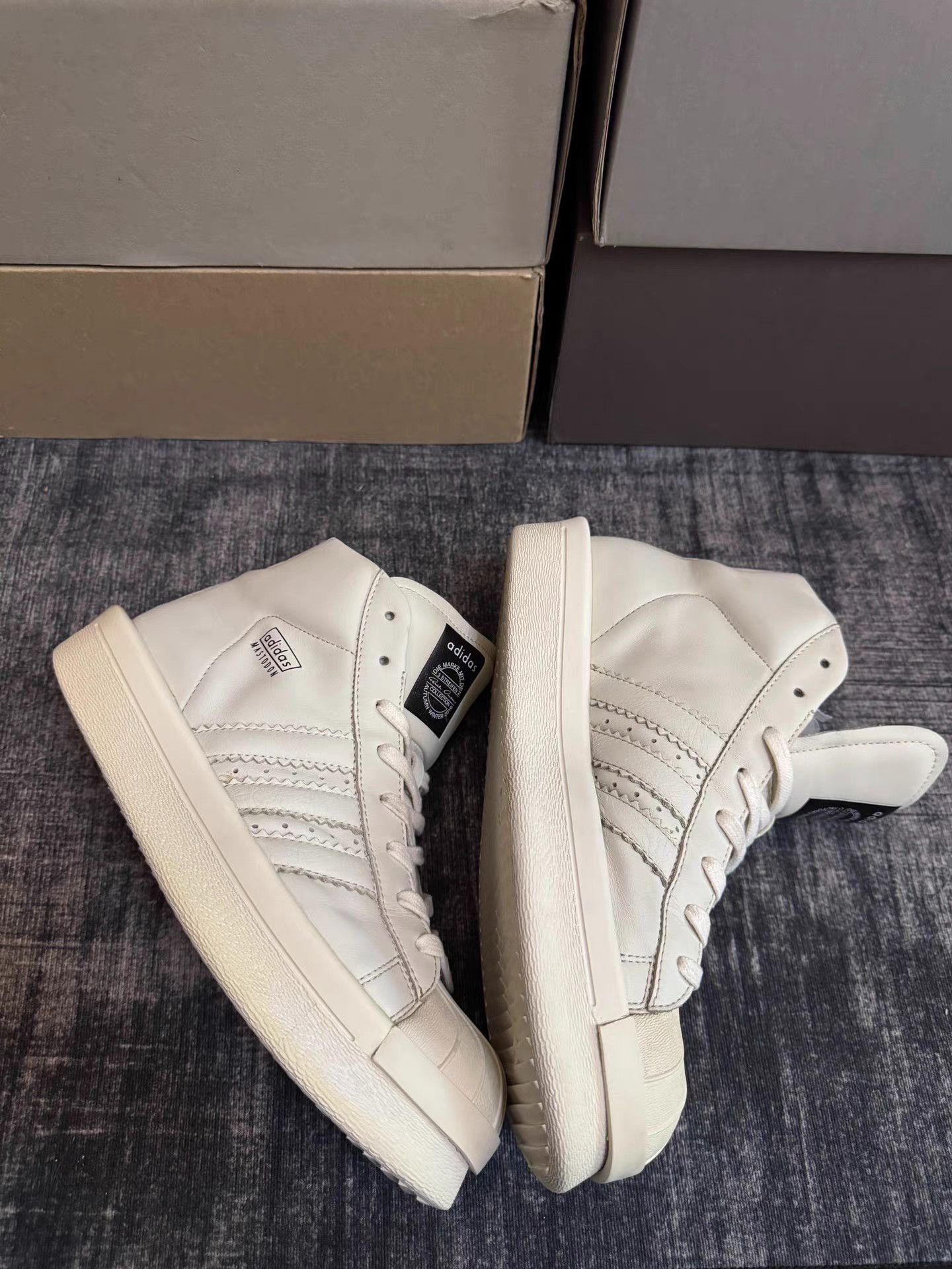 Rick Owens Rick Owens x Adidas Superstar Size US 9.5 / EU 42-43 - 5 Thumbnail