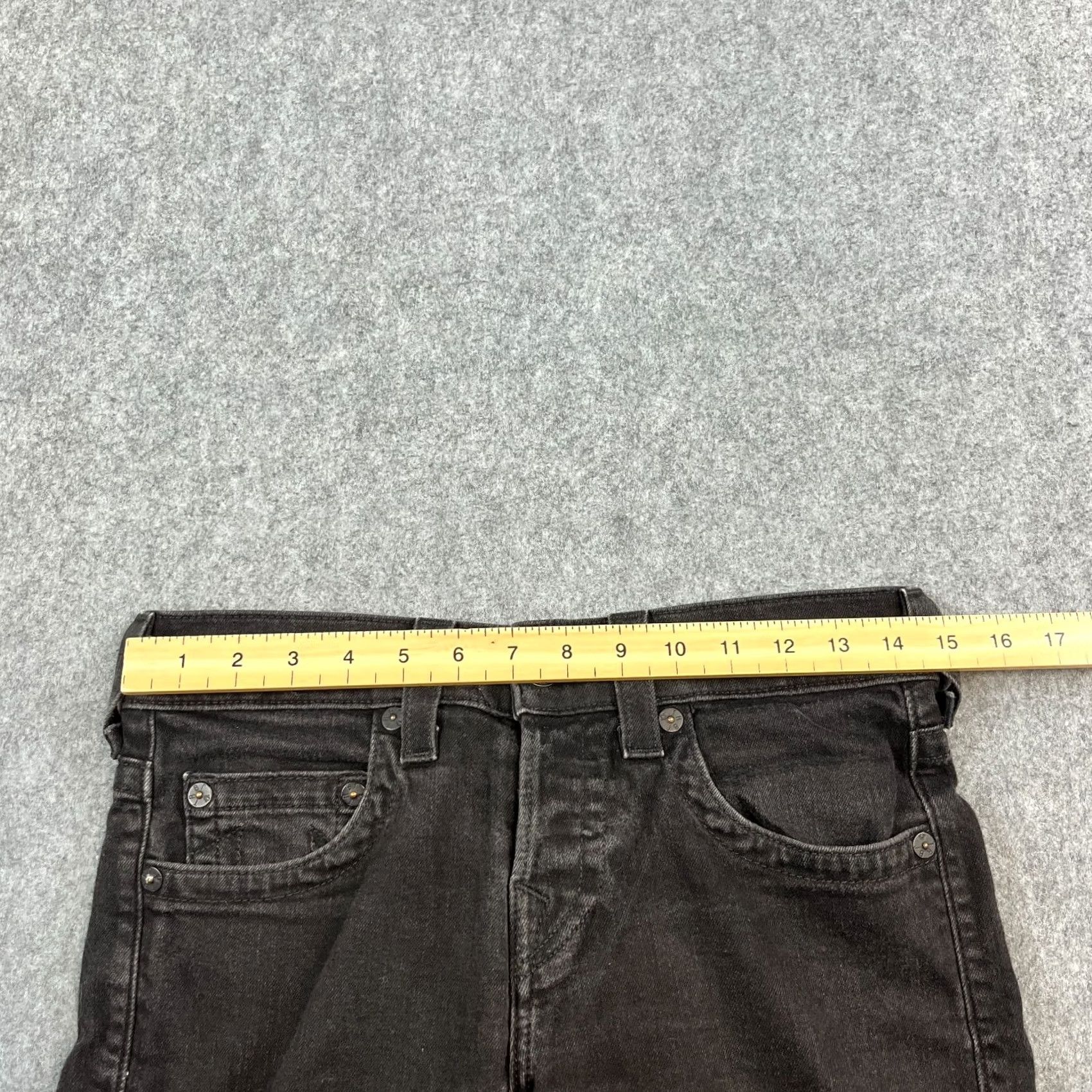 True Religion True Religion Jeans Slim Skinny 28 Dark Wash Rocco USA Made Denim 5-Pocket Mens Slim Size US 28 / EU 44 - 6 Thumbnail