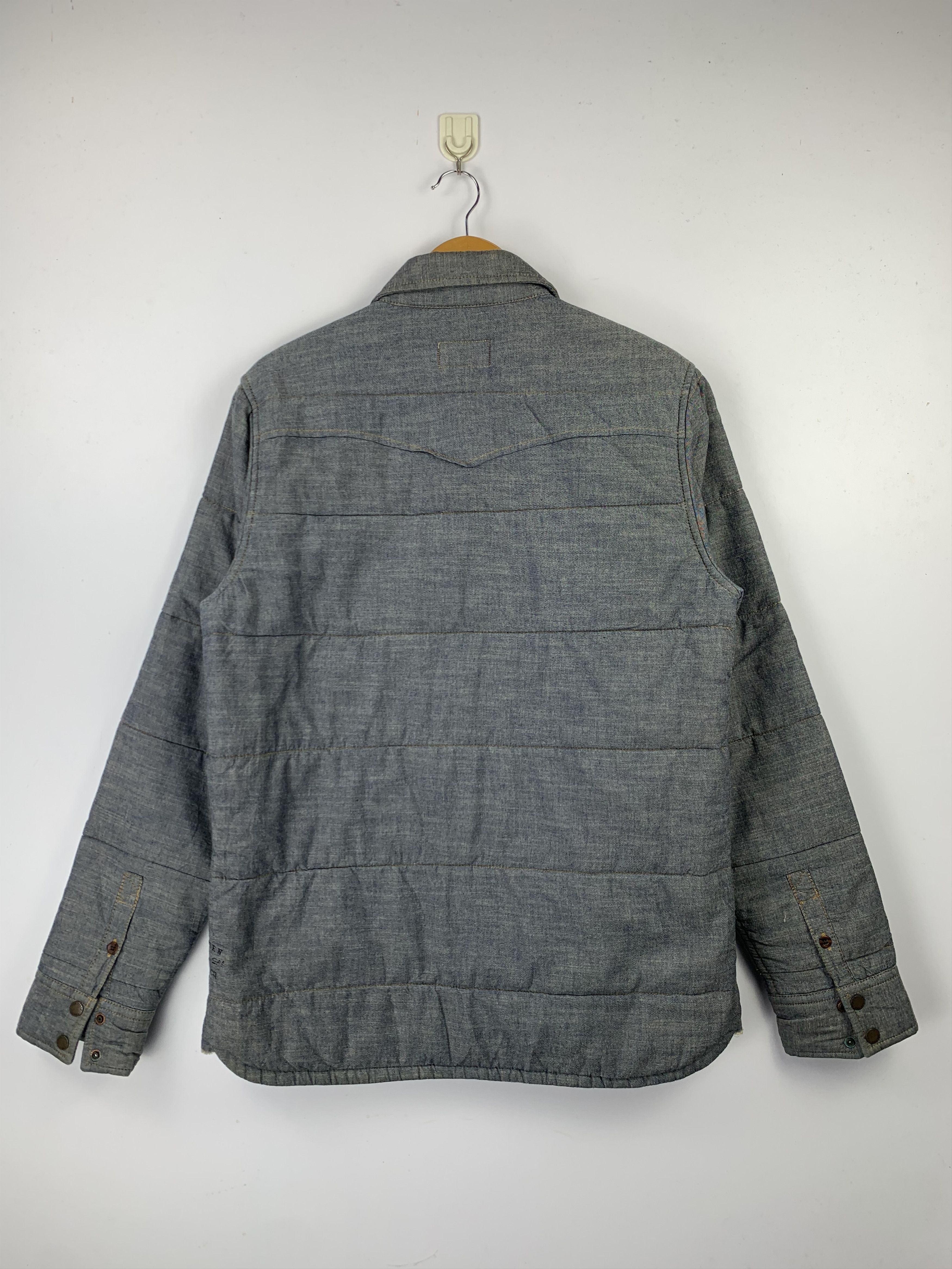 Vans Vintage Vans Denim Puffer Jacket J1581 Size US S / EU 44-46 / 1 - 3 Thumbnail