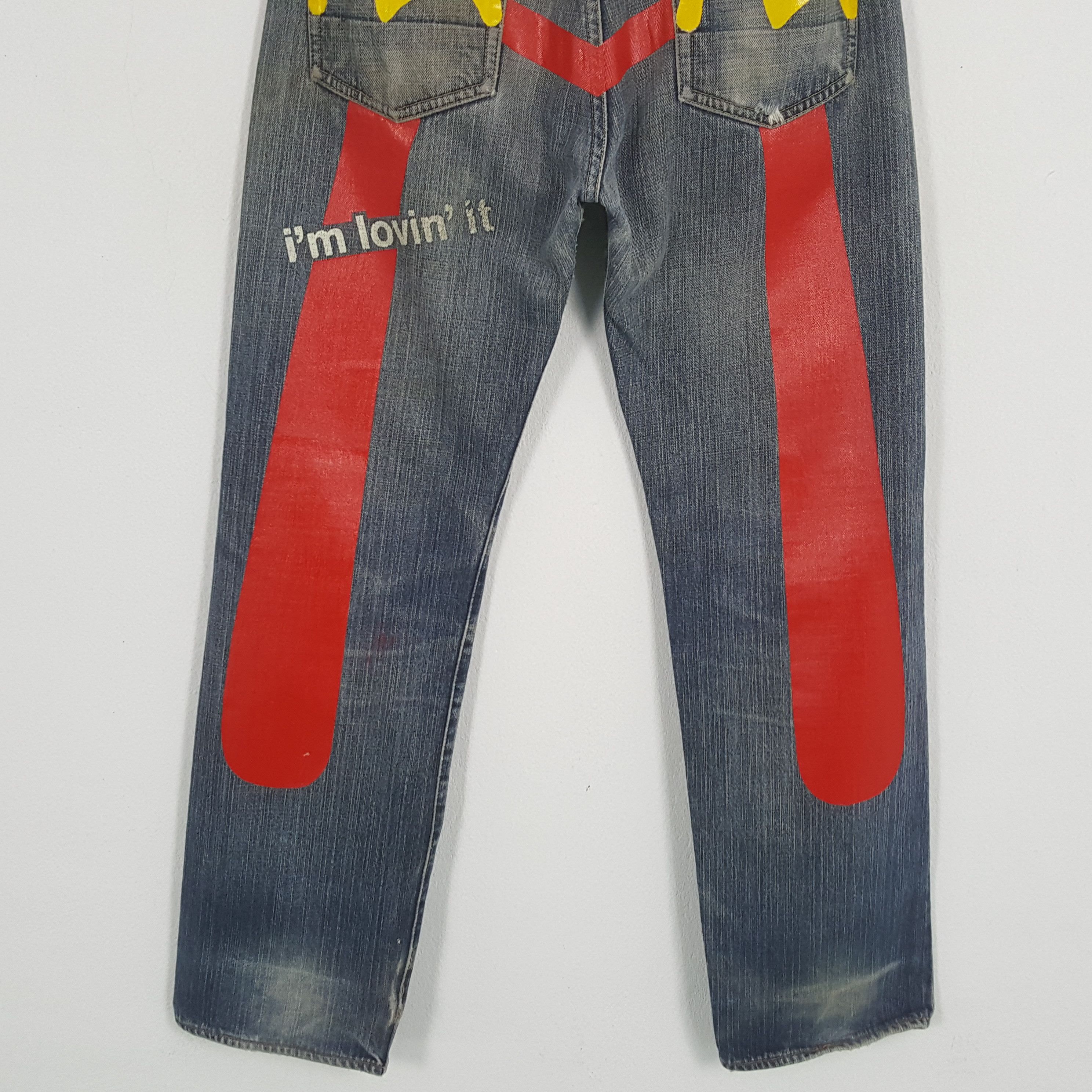 Evisu EVISU x MCDONALD Japanese Brand Custom Daicock Jeans Size US 28 / EU 44 - 3 Thumbnail