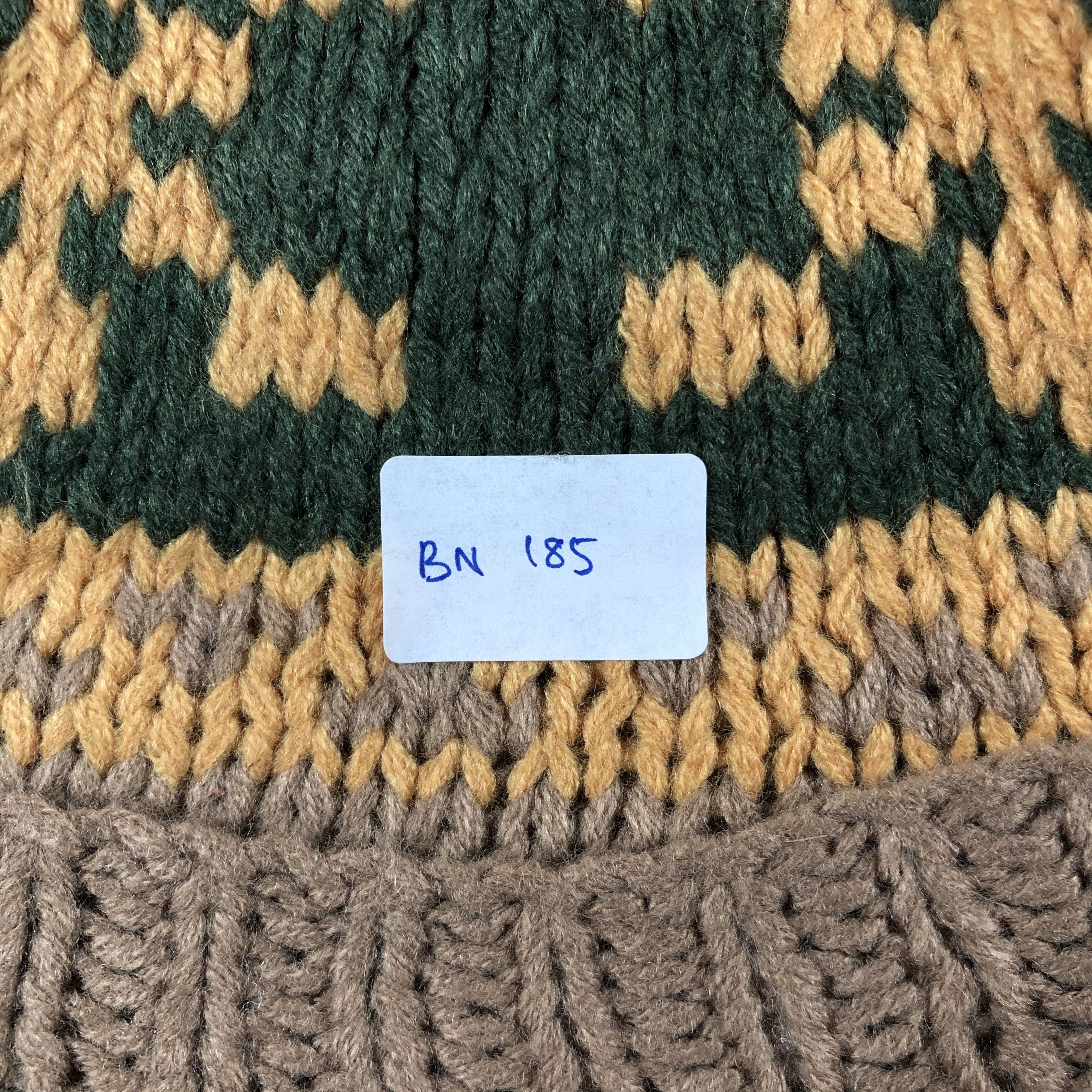 Japanese Brand Beanie Hat Bobble Knit Knitted Size ONE SIZE - 4 Thumbnail