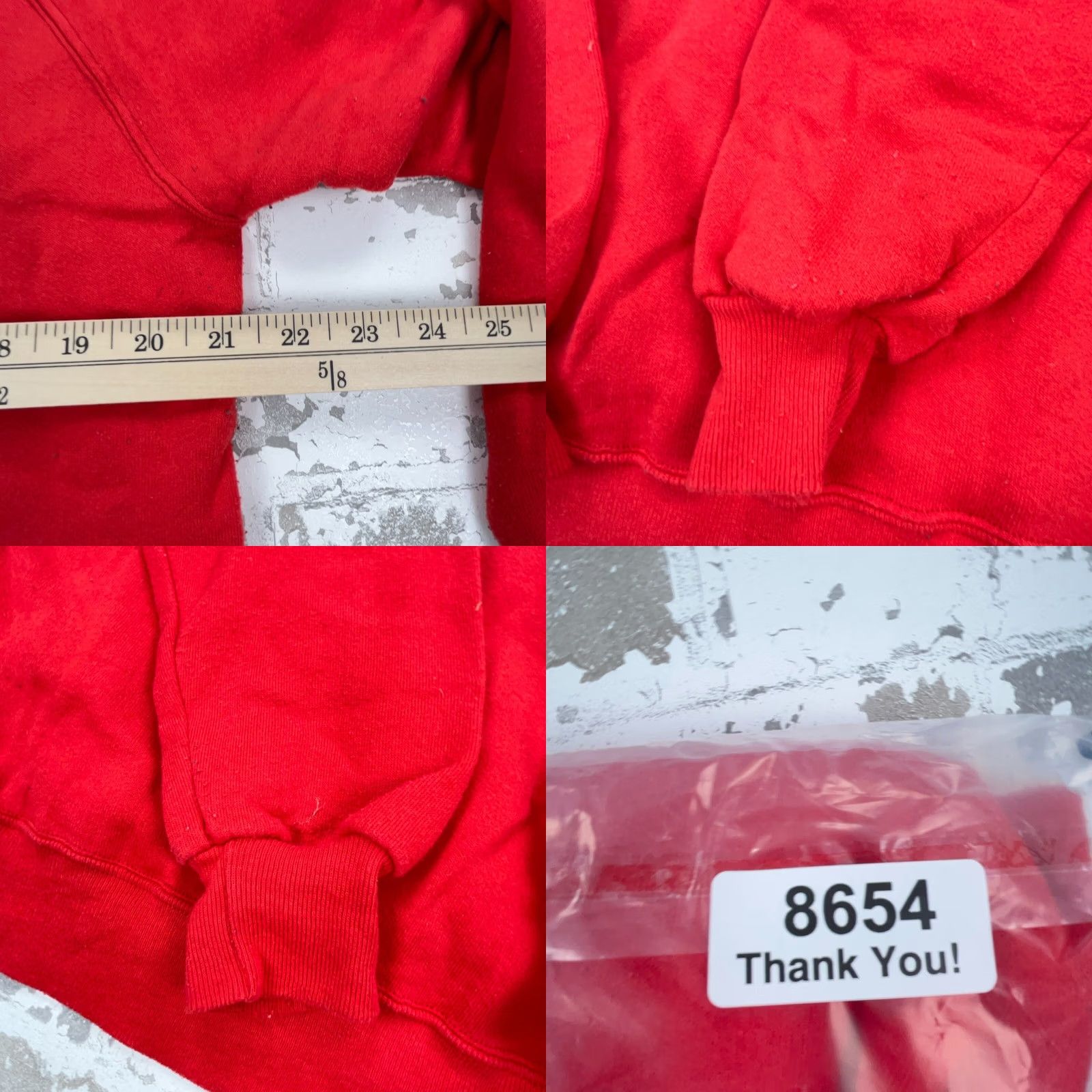 Jerzees VINTAGE Jerzees Sweatshirt Men XL Red Crewneck Pullover Sweatshirt 90s Y2K Made In USA Mens Size US XL / EU 56 / 4 - 8 Thumbnail