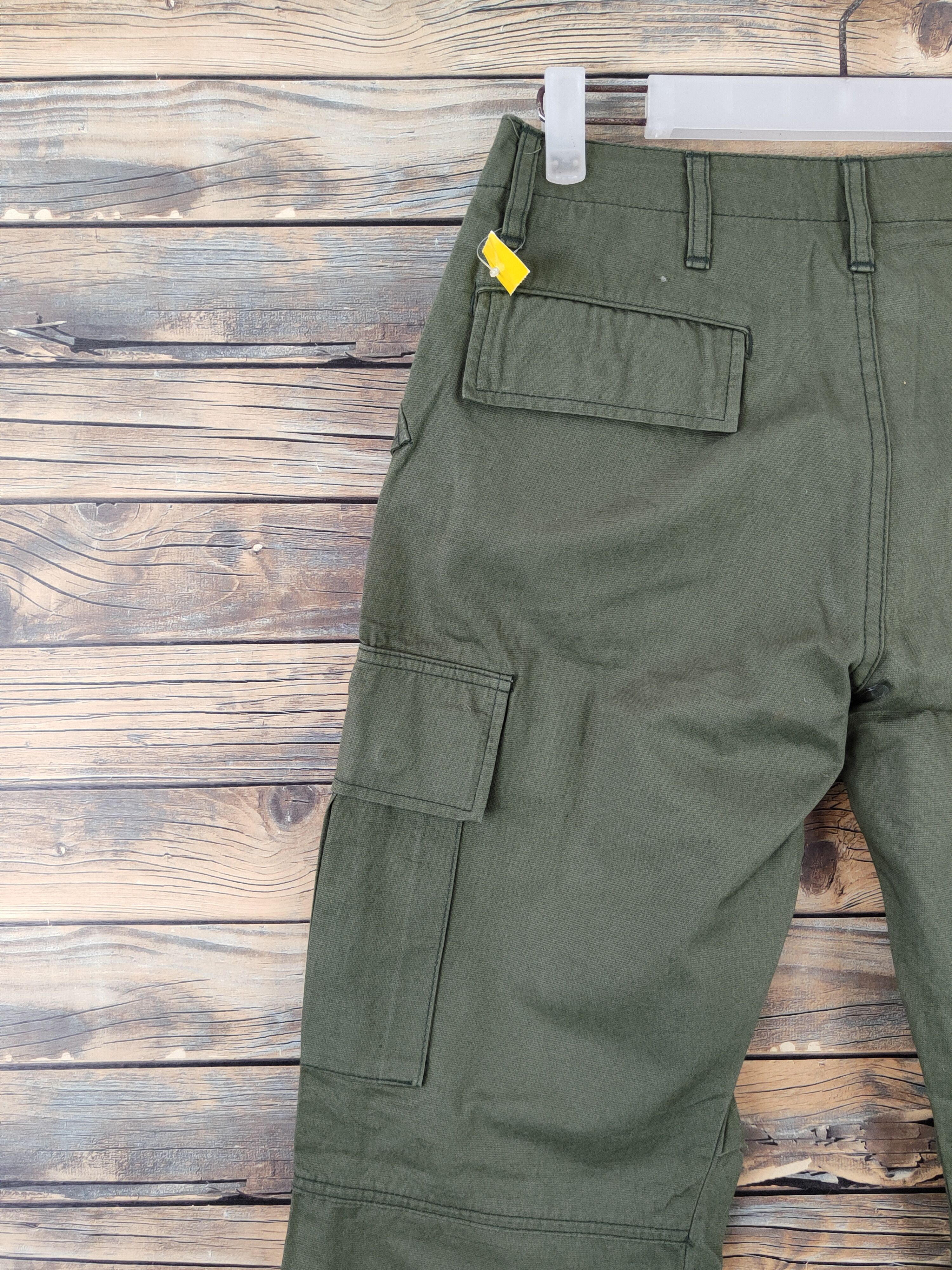 Japanese Brand Dish Green Multipocket Tactical Cargo Pants #W1846 Size US 28 / EU 44 - 8 Thumbnail