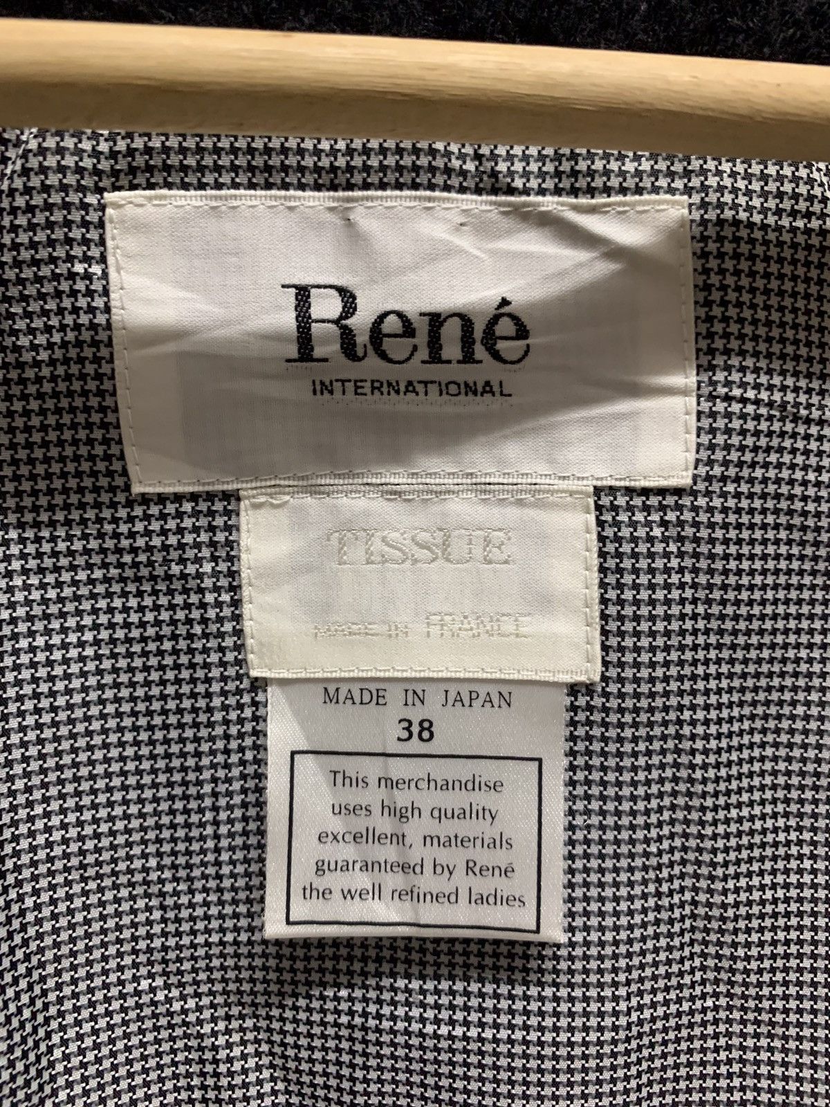 Japanese Brand Rene International x Tissue Jacket Ladies Size US M / EU 48-50 / 2 - 10 Thumbnail