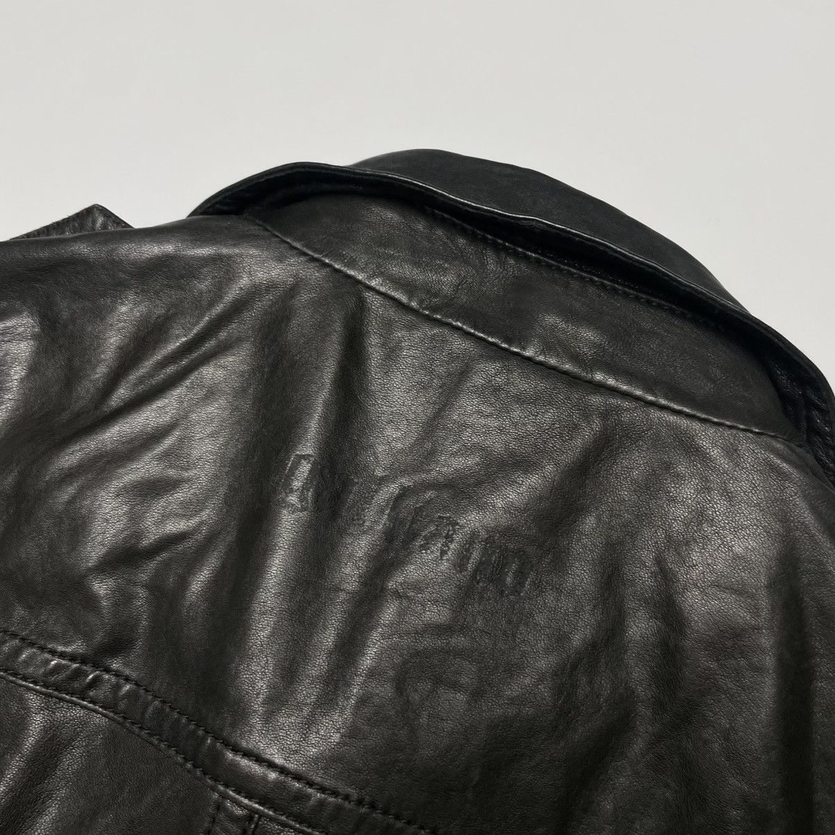 John Galliano John Galliano Military Leather Jacket-Distressed Black Size US S / EU 44-46 / 1 - 9 Thumbnail