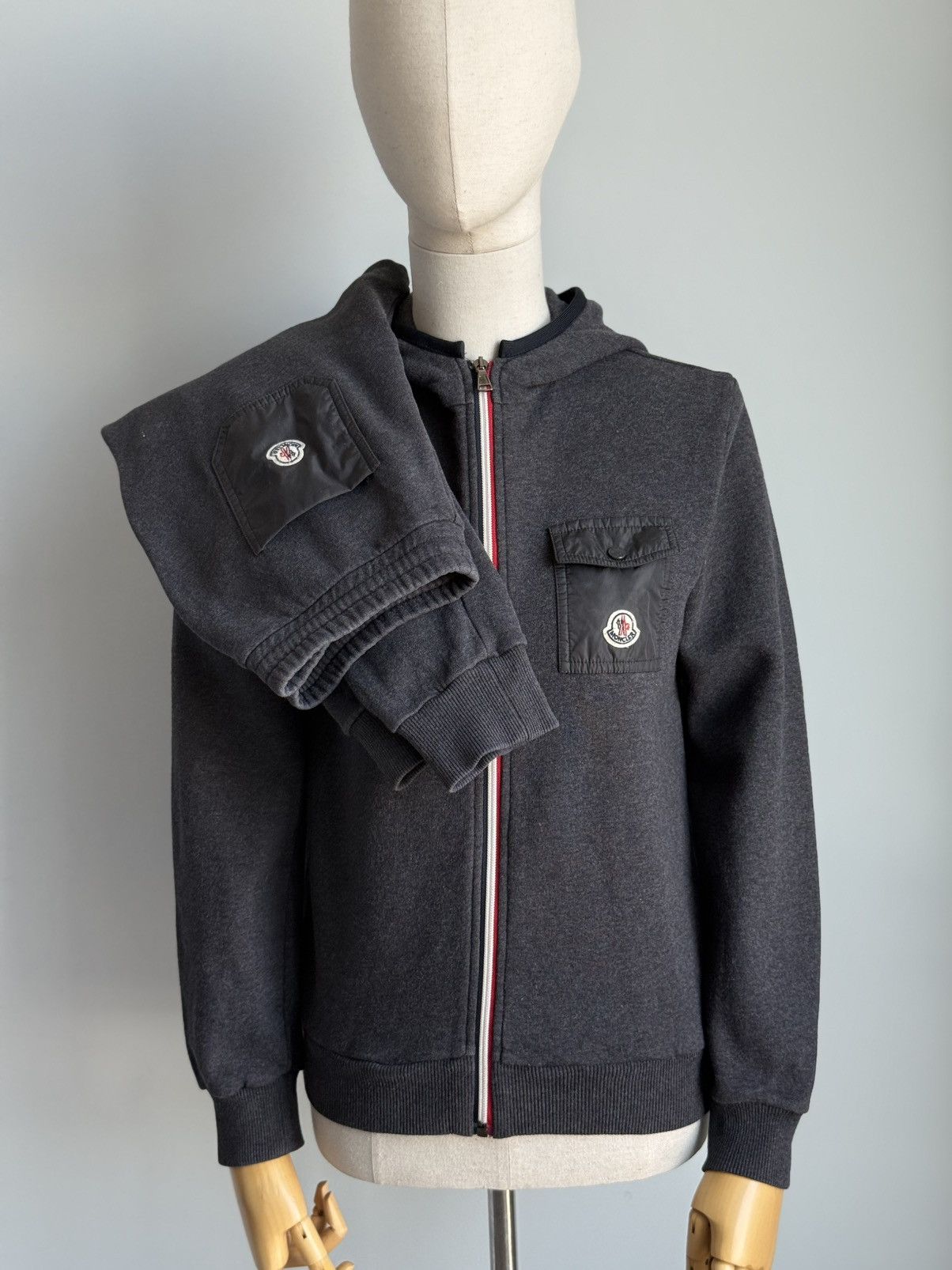 Moncler Moncler Maglia Tracksuit Set Zip Hoodie + Track Pants Size US XS / EU 42 / 0 - 1 Thumbnail