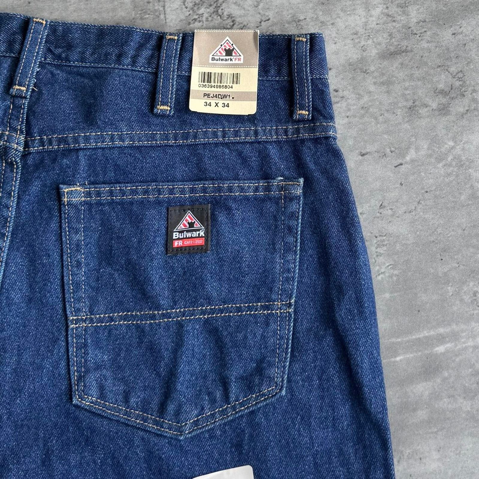 Bulwark × Carhartt × Vintage Vintage Y2K Carhartt Style Carpenter Skater Bulwark Jeans Size US 34 / EU 50 - 3 Thumbnail