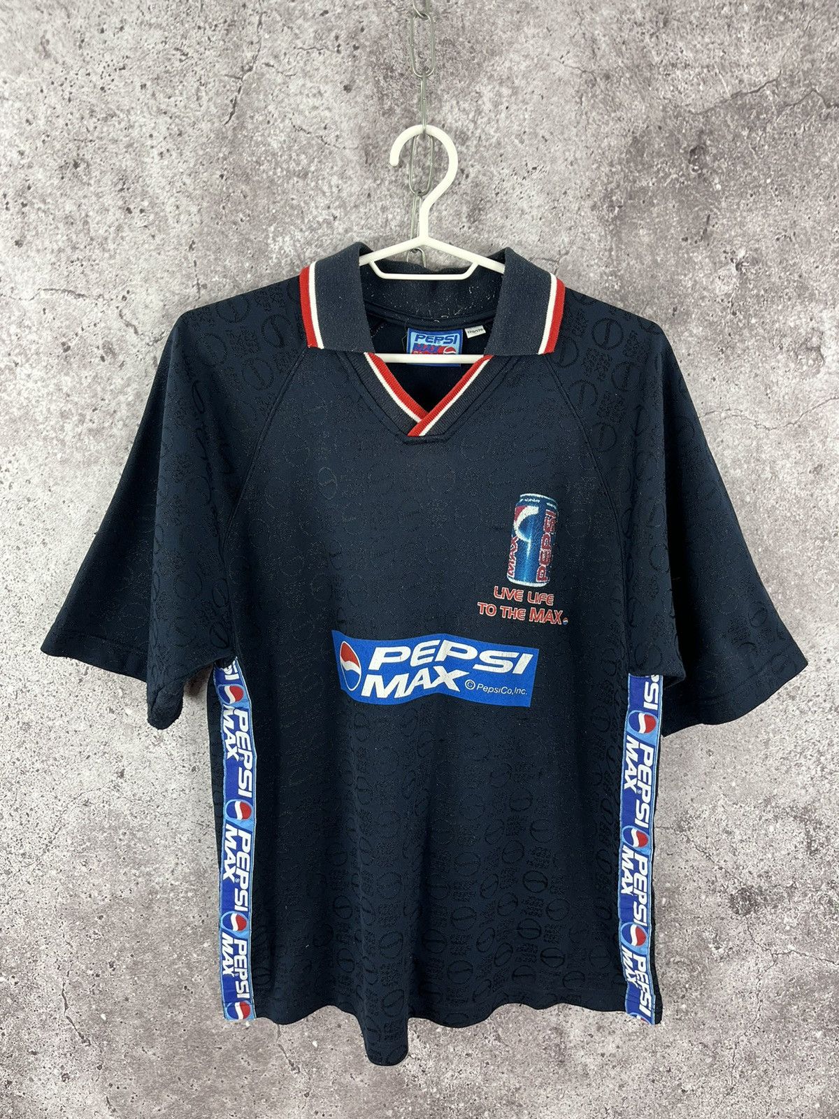 Pepsi × Vintage Vintage 90’s Pepsi Co Max Polo Jersey Size Small S Size US S / EU 44-46 / 1 - 1 Thumbnail