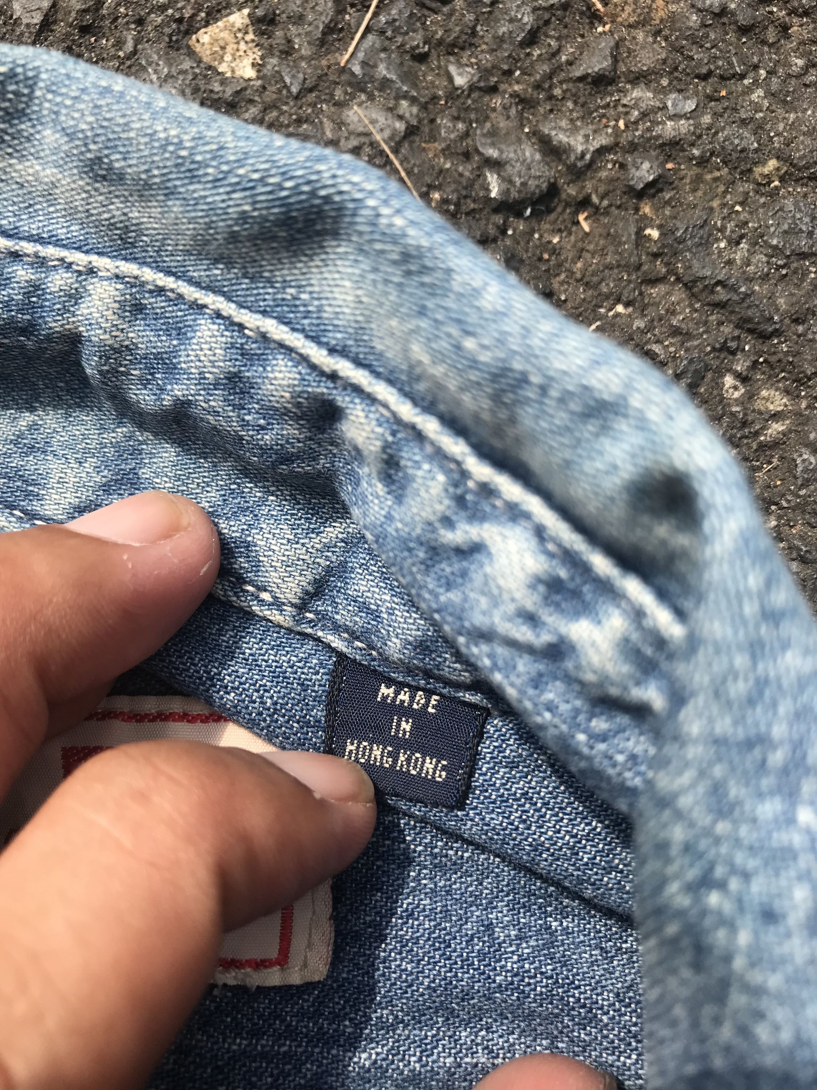 Levi's × Levi's Vintage Clothing Levi’s vintage denim longsleeve shirt Size US L / EU 52-54 / 3 - 6 Thumbnail