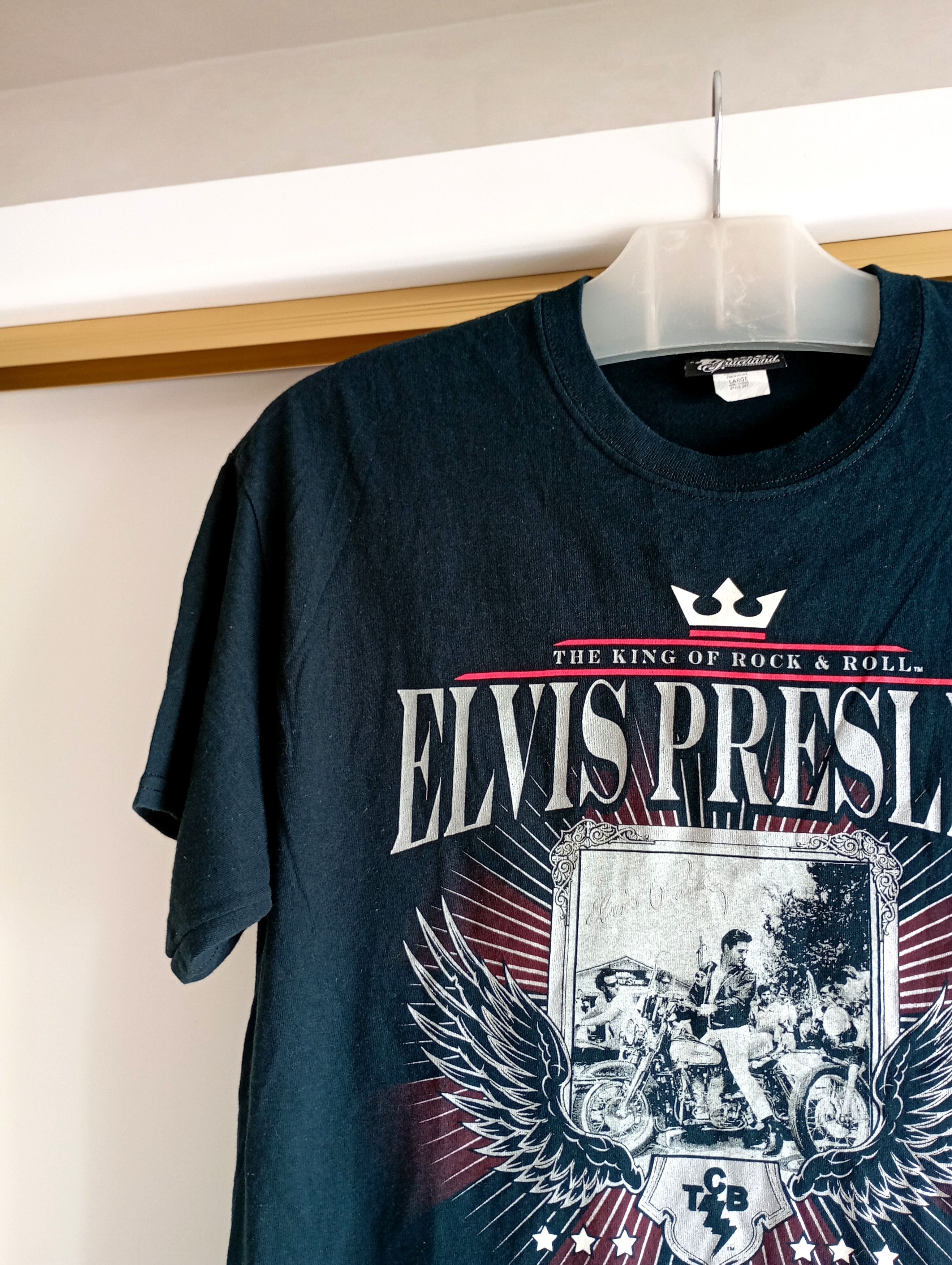 Band Tees Vintage Elvis Presley The King of Rock And Roll Tshirt Size US L / EU 52-54 / 3 - 5 Thumbnail