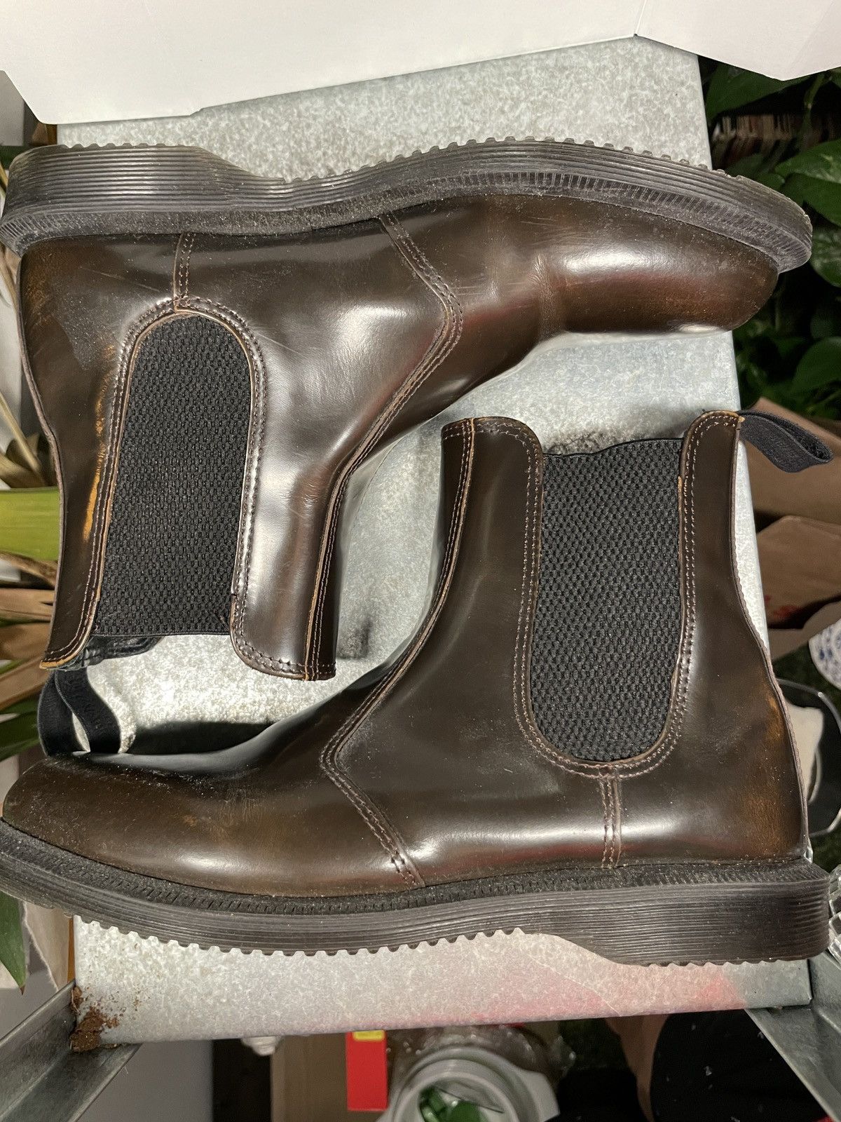 Dr. Martens DR. MARTENS TAN FLORA ARCADIA CHELSEA BOOTS SIZE 38 Size US 7.5 / IT 37.5 - 2 Thumbnail