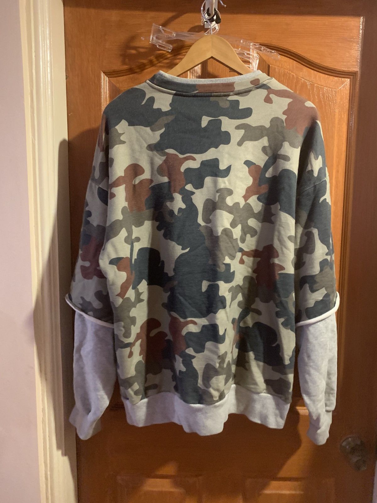 Gosha Rubchinskiy Gosha Rubchinskiy layered camouflage sweater Size US XL / EU 56 / 4 - 9 Thumbnail