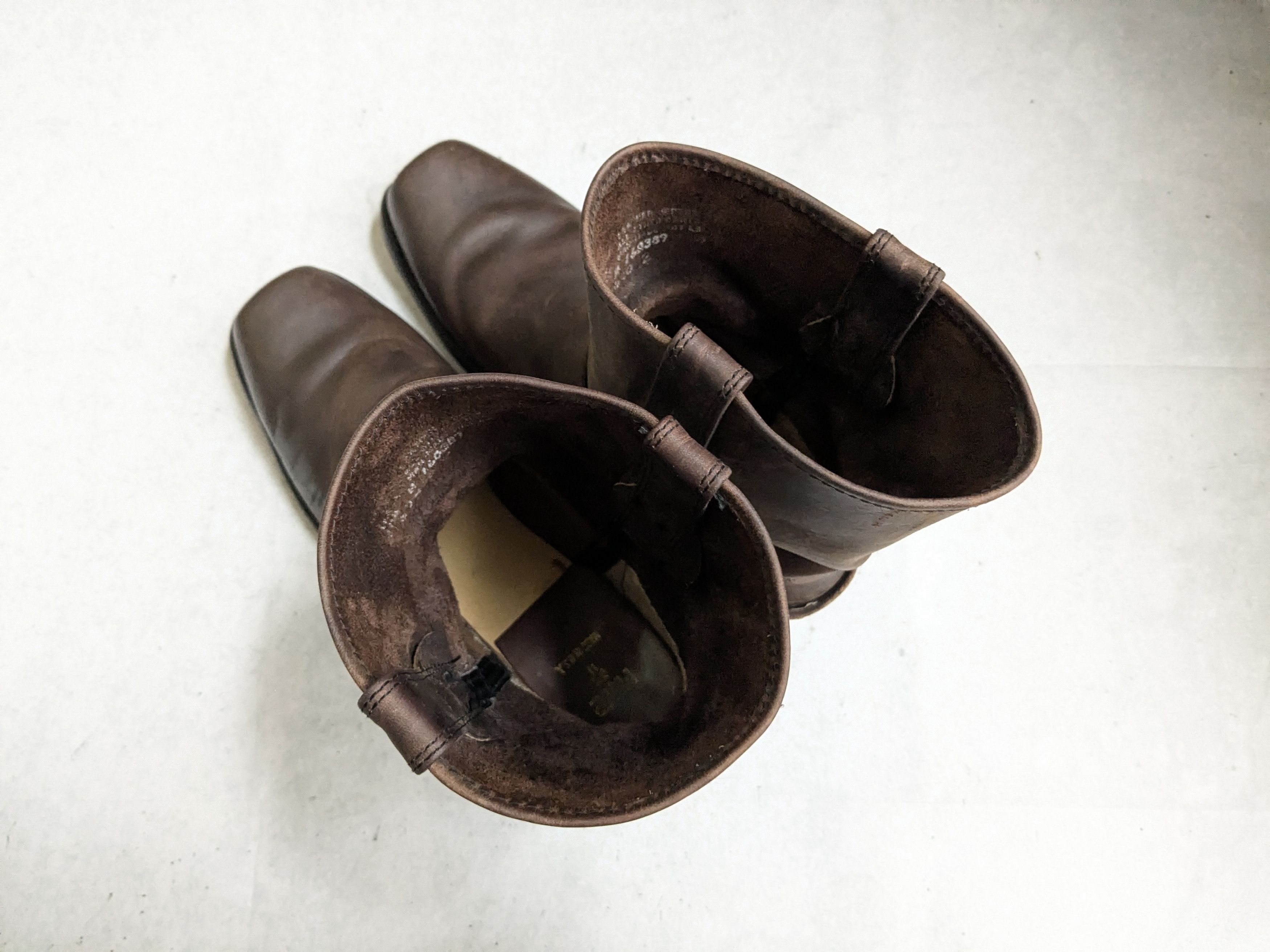 Frye Frye Harness Boots Brown 10.5 M Leather Buckle Strap Size US 10.5 / EU 43-44 - 13 Thumbnail