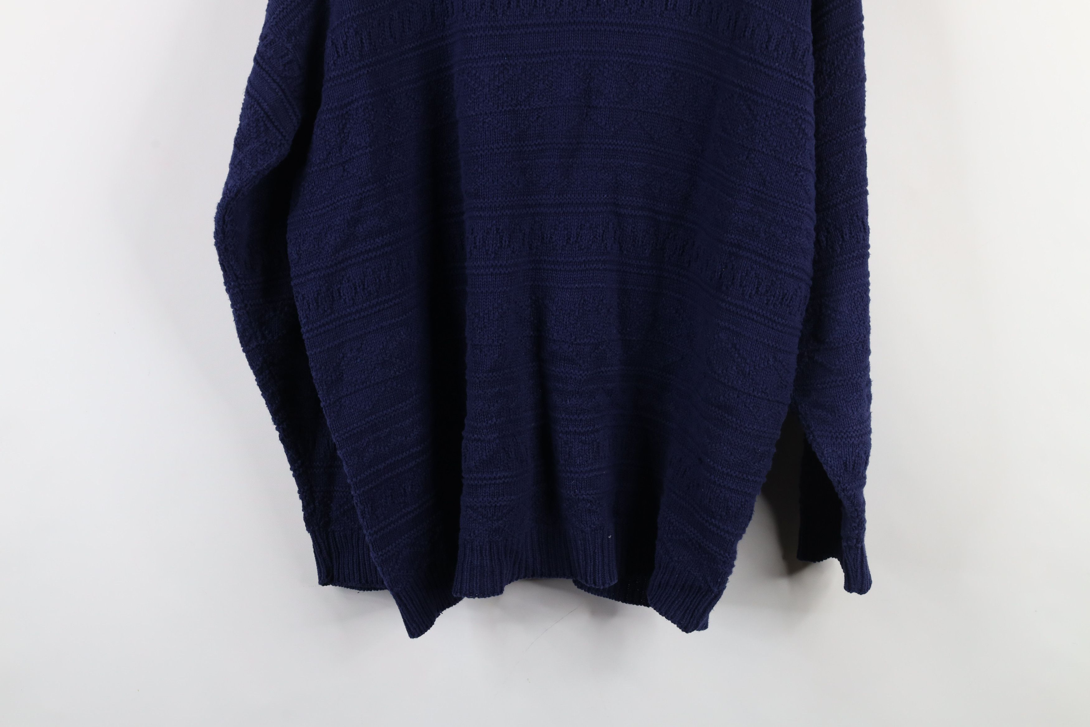 Vintage Vintage 90s Streetwear Fair Isle Knit Cardigan Sweater USA Size L / US 10 / IT 46 - 11 Thumbnail