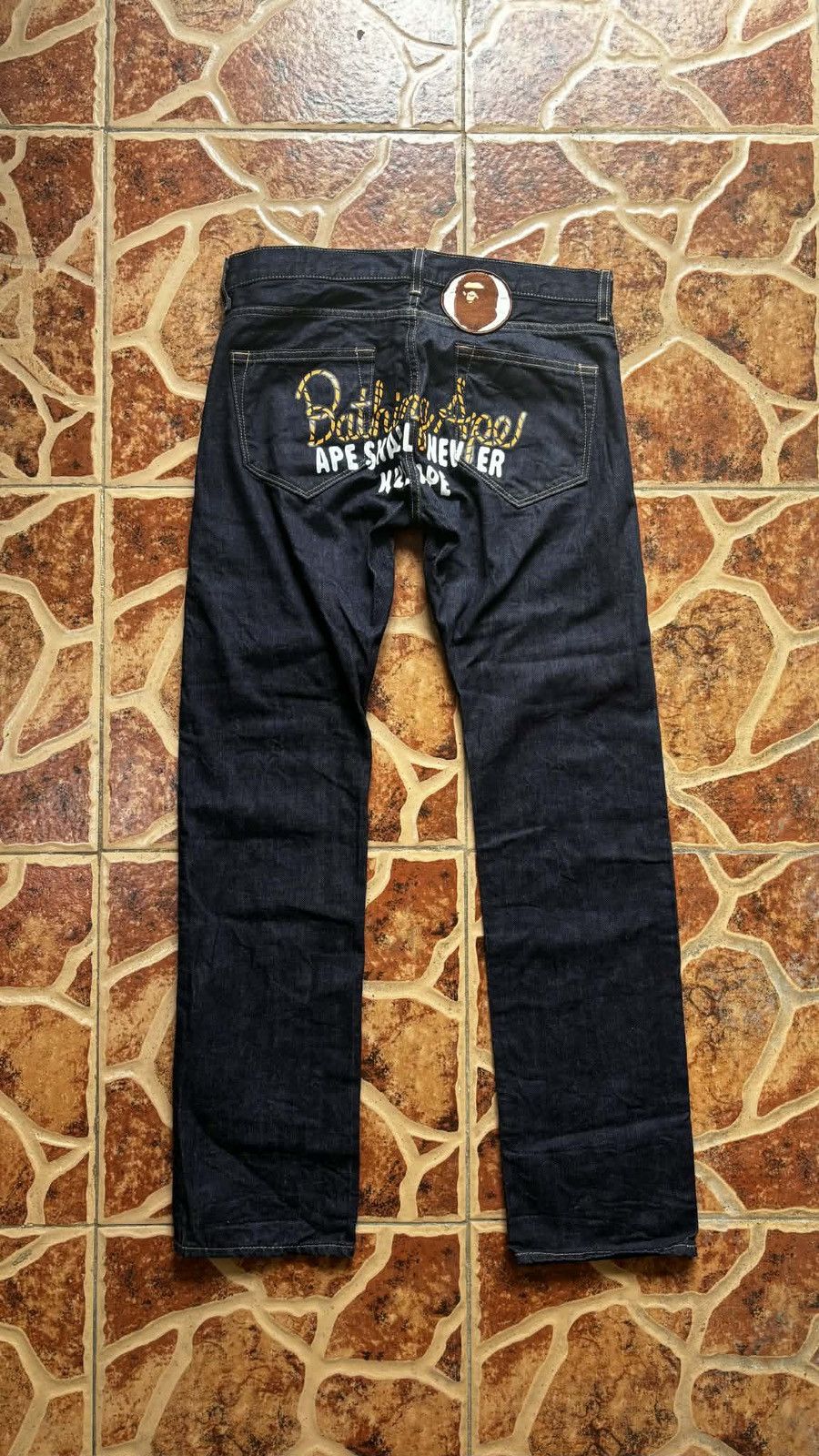 Bape A Bathing Ape Bapehead Size 31" - 2 Thumbnail
