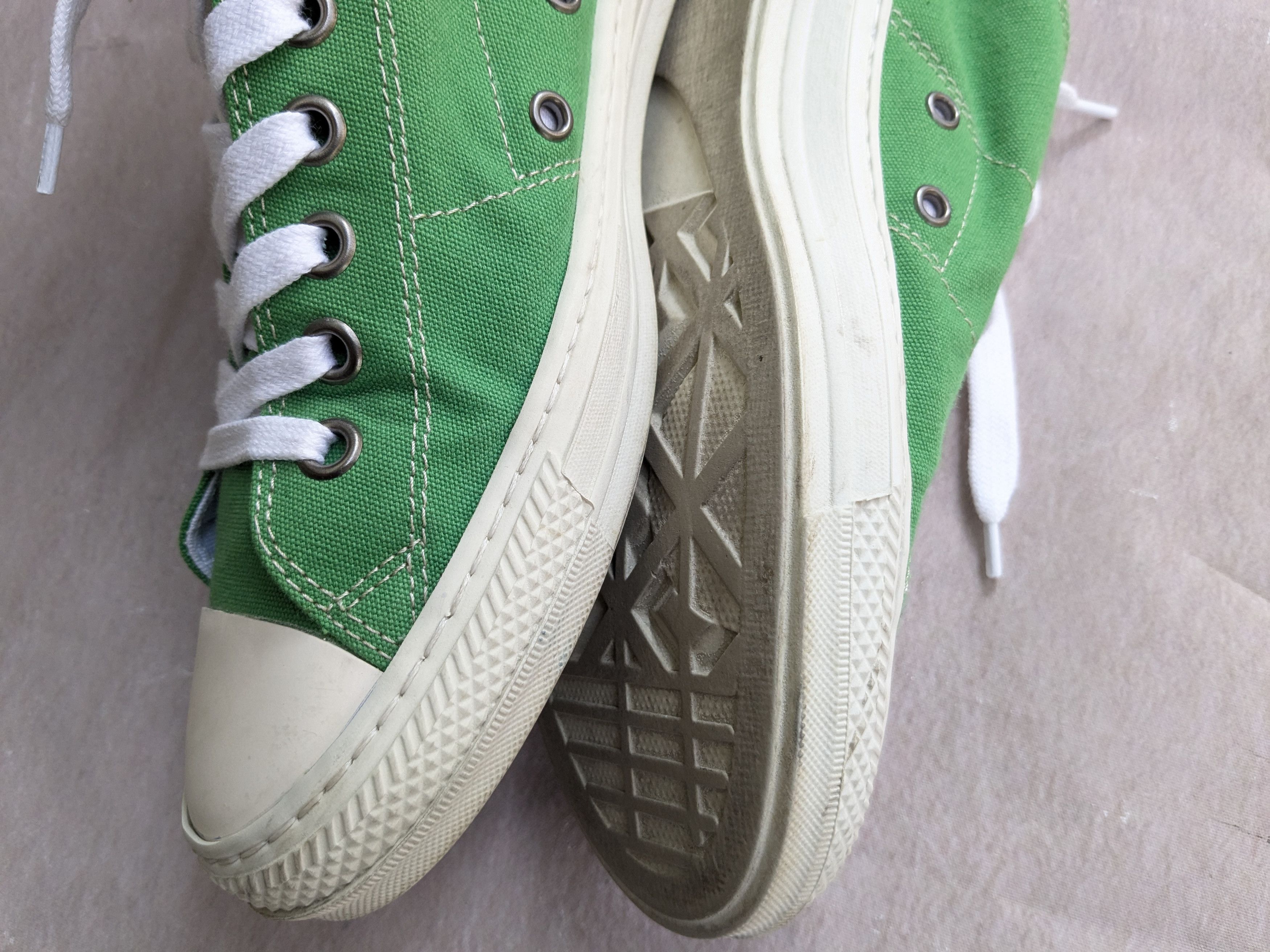 Maison Margiela Maison Margiela Stereotype Sneakers 11 44 Green White Canvas Size US 11 / EU 44 - 10 Thumbnail