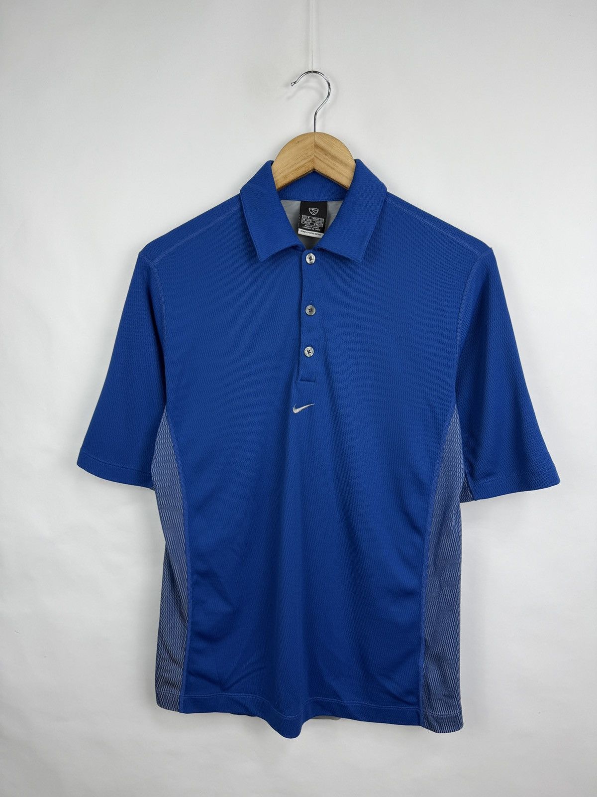 Nike × Tiger Woods 🇺🇸 Vintage 90s Nike Sphere React Golf Polo T-Shirt Rare Retro Size US M / EU 48-50 / 2 - 3 Thumbnail