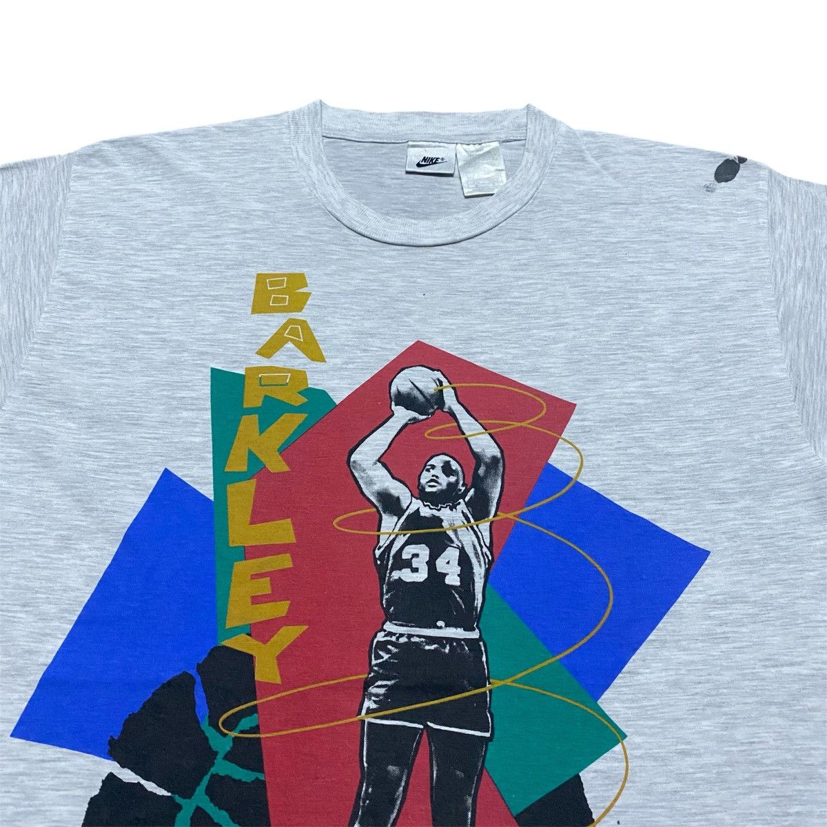 NBA × Nike × Vintage Rare‼️🔥Vintage Nike Charles Barkley T-Shirt Size US S / EU 44-46 / 1 - 3 Thumbnail