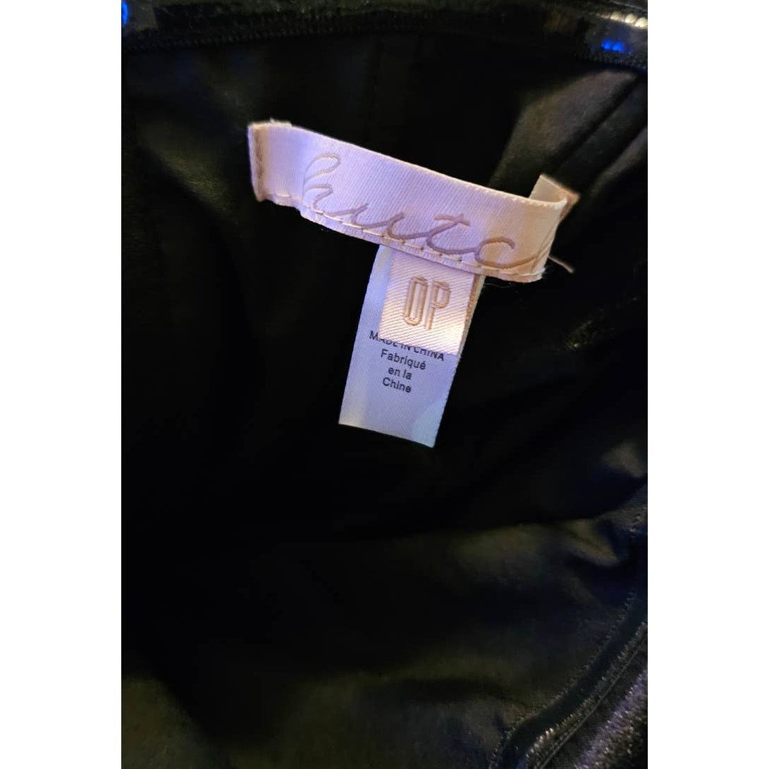Anthropologie Anthropologie Hutch Velvet Corset Top $148 SIZE 0P Black Size XS / US 0-2 / IT 36-38 - 8 Thumbnail