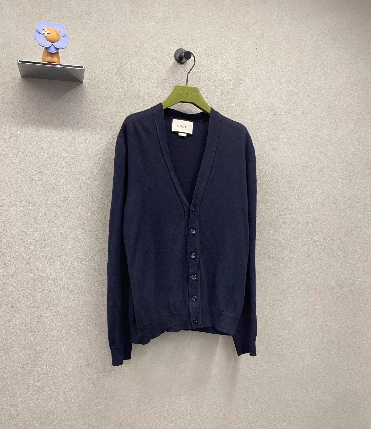 Gucci Gucci Navy Blue V - Neck Cardigan XXL Size US XXL / EU 58 / 5 - 3 Thumbnail