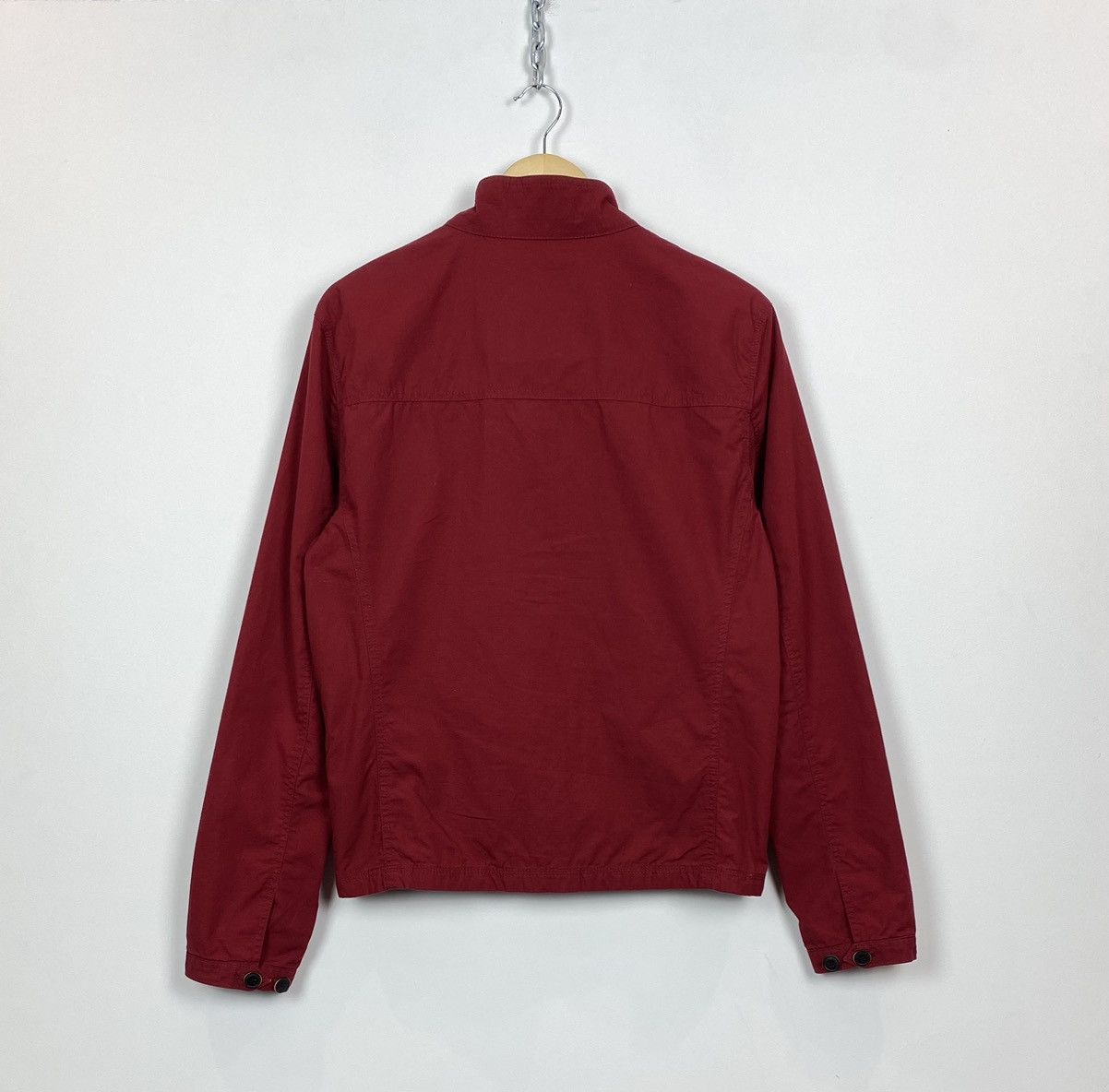 Tommy Hilfiger Hilfiger Denim Full Zip Bomber Jacket Size M Red Cotton Size US M / EU 48-50 / 2 - 9 Thumbnail
