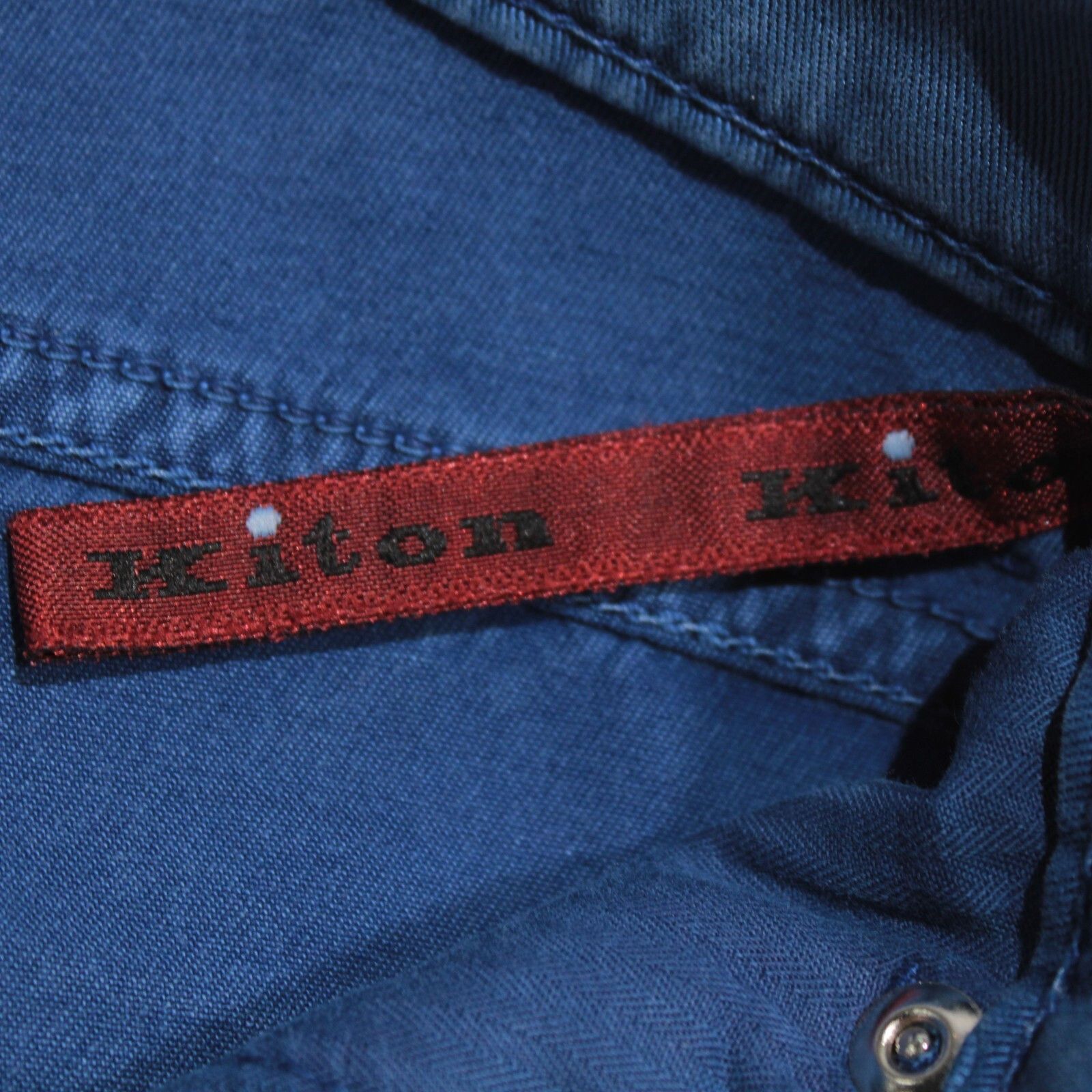 Kiton Kiton New with tags Chino Size 29 US In Blue Size US 29 - 8 Thumbnail