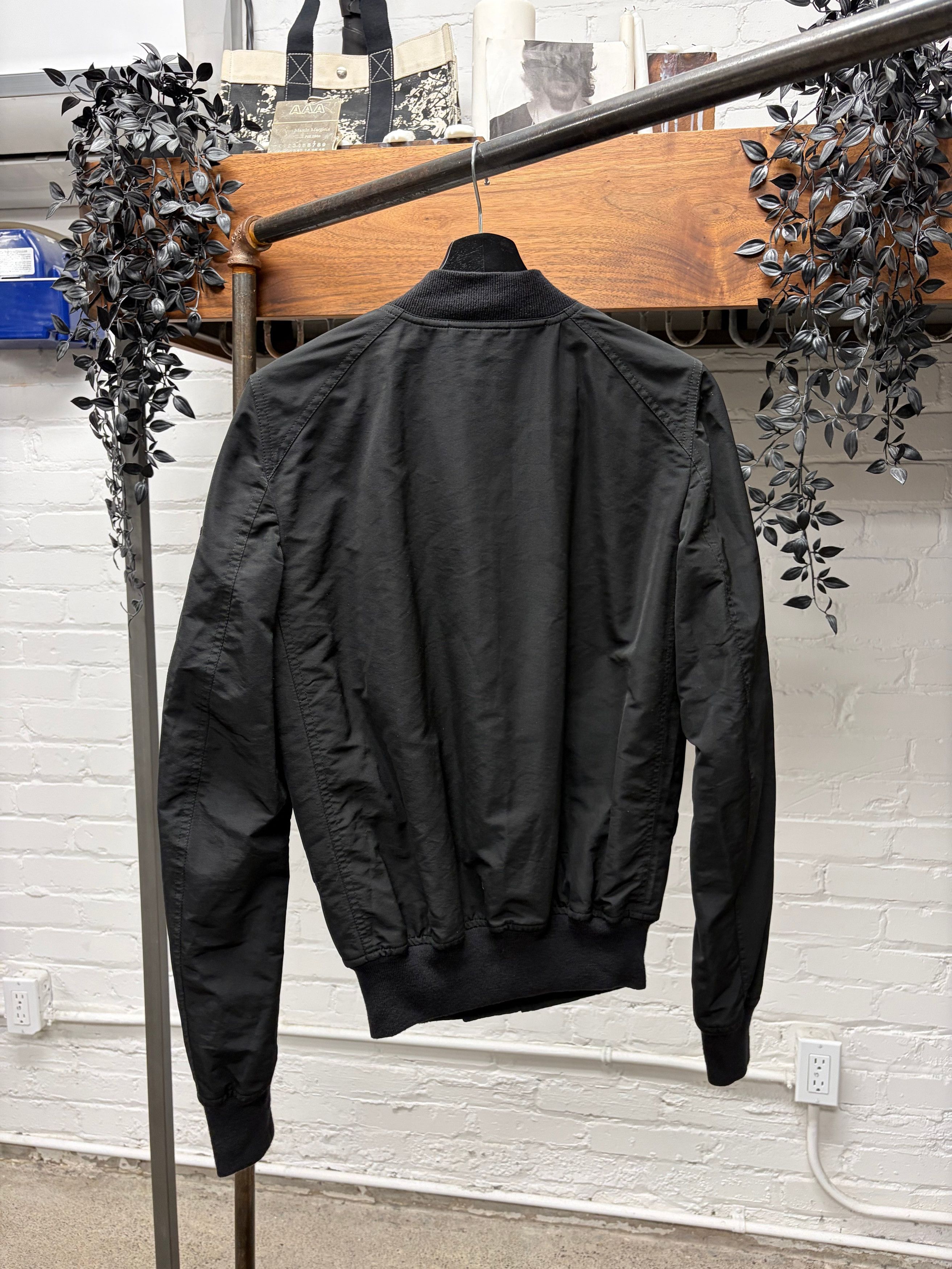 Rick Owens SS2016 Rick Owens DRKSHDW ‘MA-1’ Black Flight Bomber Jacket Size US M / EU 48-50 / 2 - 4 Thumbnail
