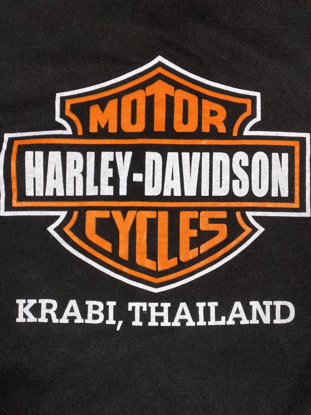 Harley Davidson × Vintage 00s Vintage Harley Davidson Central Big Logo T Shirt Tee Size US XXL / EU 58 / 5 - 6 Thumbnail