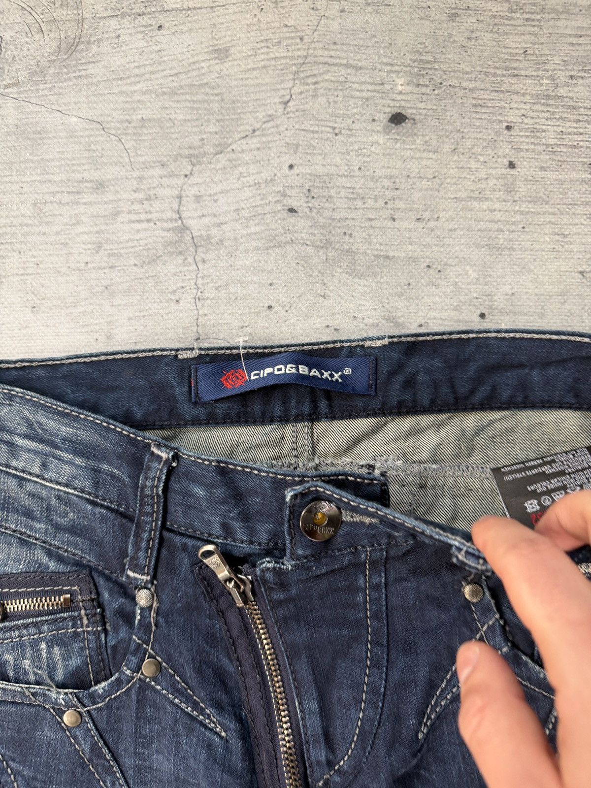 Japanese Brand Vintage Rap style Cipo&Baxx jeans Size US 29 - 6 Thumbnail