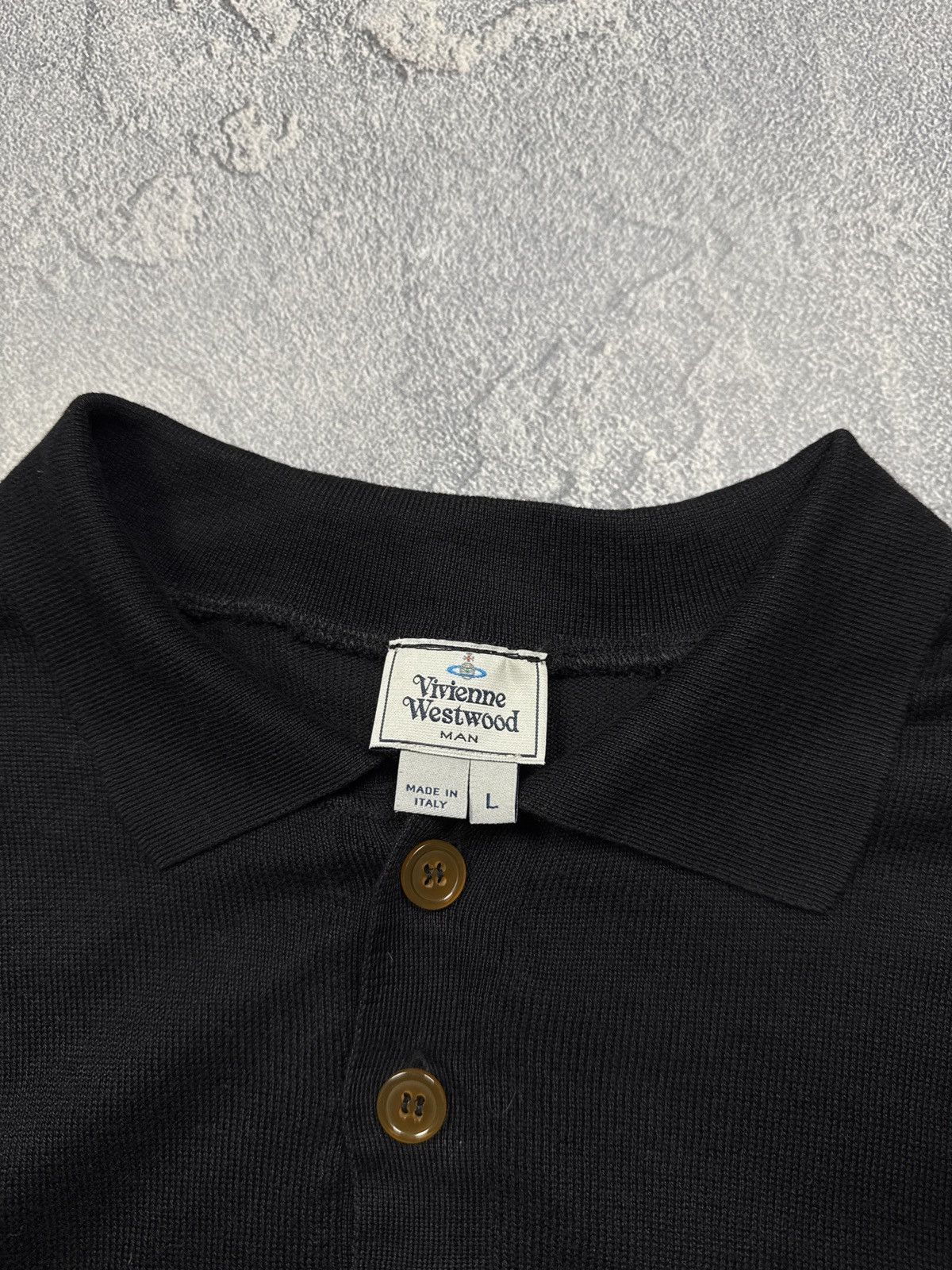 Vivienne Westwood Vivienne Westwood Polo Knit Tee Luxury Size US L / EU 52-54 / 3 - 9 Thumbnail
