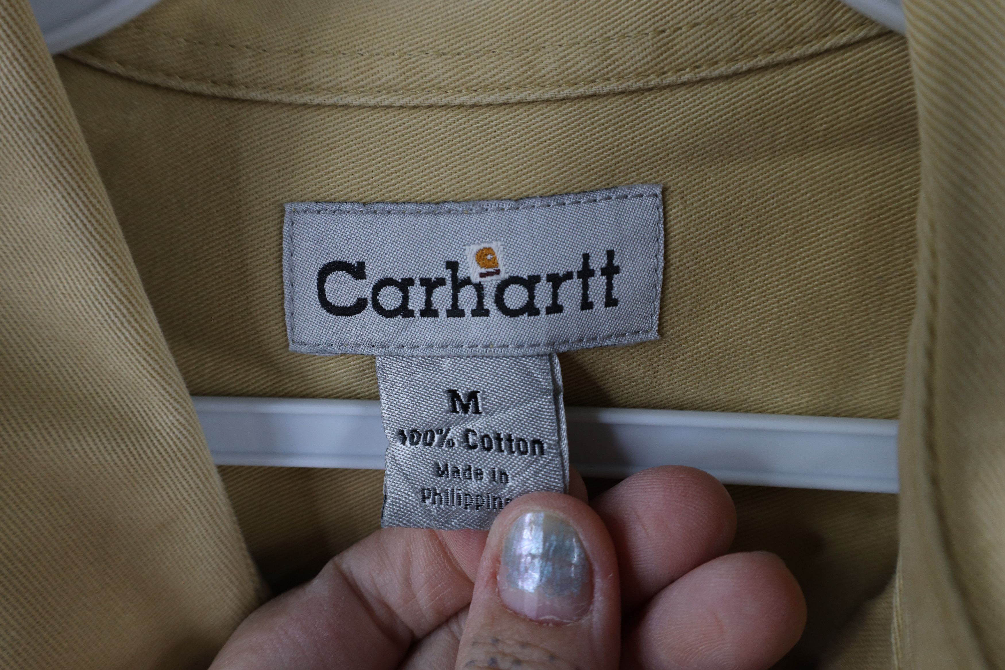 Carhartt × Vintage Vintage Carhartt Heavyweight Collared Button Down Shirt Size US M / EU 48-50 / 2 - 12 Thumbnail