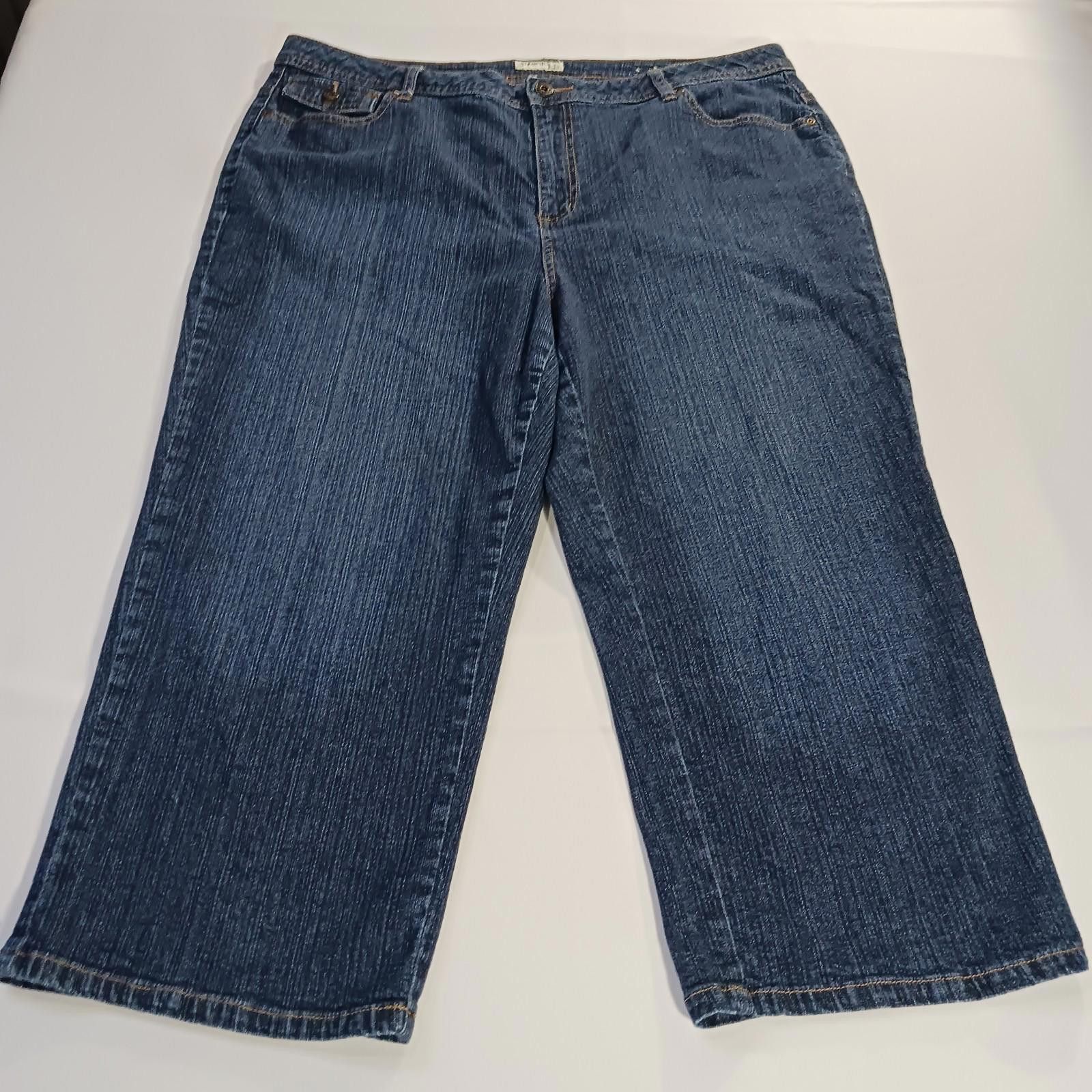 St. Johns Bay St. John's Bay RN#93677 Women's Blue Stretch Jeans Size 18W Size 38" / US 16 / IT 52 - 7 Thumbnail