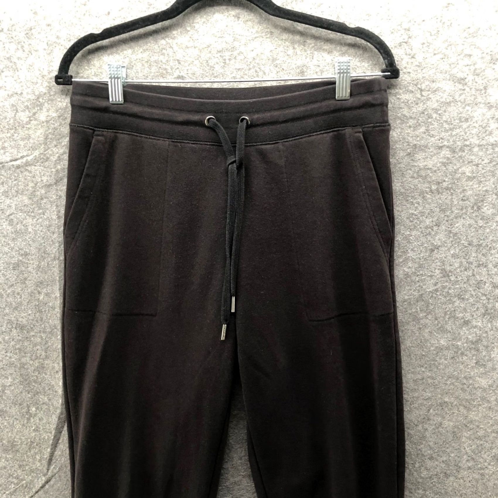 Uniqlo Uniqlo Sweatpants Mens M Black Fleece Drawstring Pockets Elastic Waist Lounge Athletic Pants Regular Tapered Casual Activewear Size US 31 - 5 Thumbnail