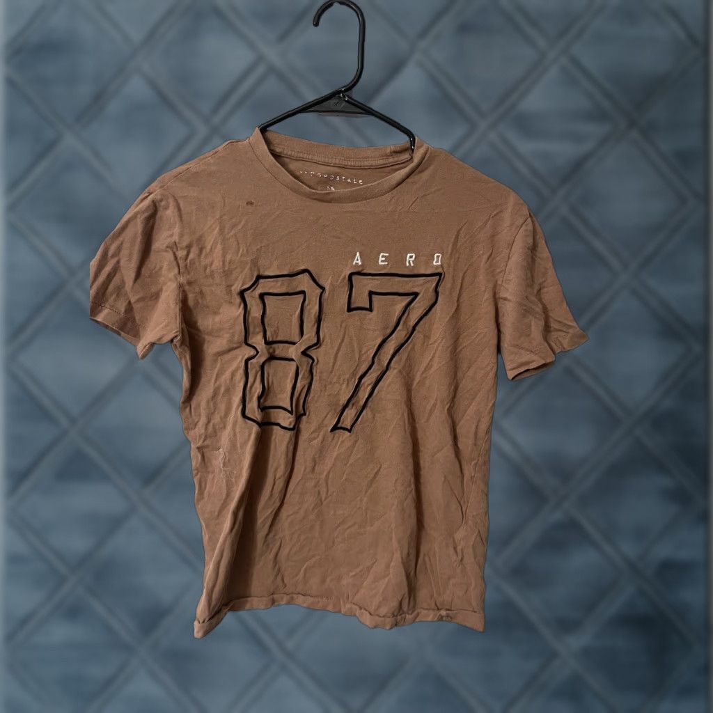 Aeropostale VINTAGE Aeropostale T-Shirt Shirt Mens XS Brown Casual 90s Concert Brand Tee Mens XS Brown Size US XS / EU 42 / 0 - 1 Thumbnail