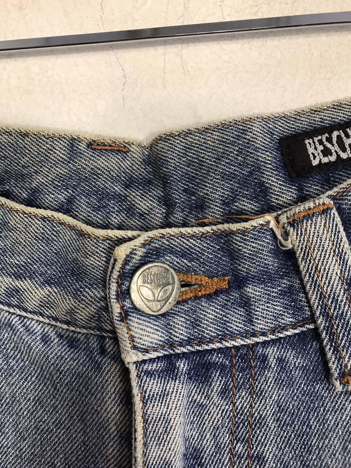 Alien Workshop Alien Beschwa Faded Indigo Denim Baggy Buttonfly Size 32 Size US 30 / EU 46 - 5 Thumbnail