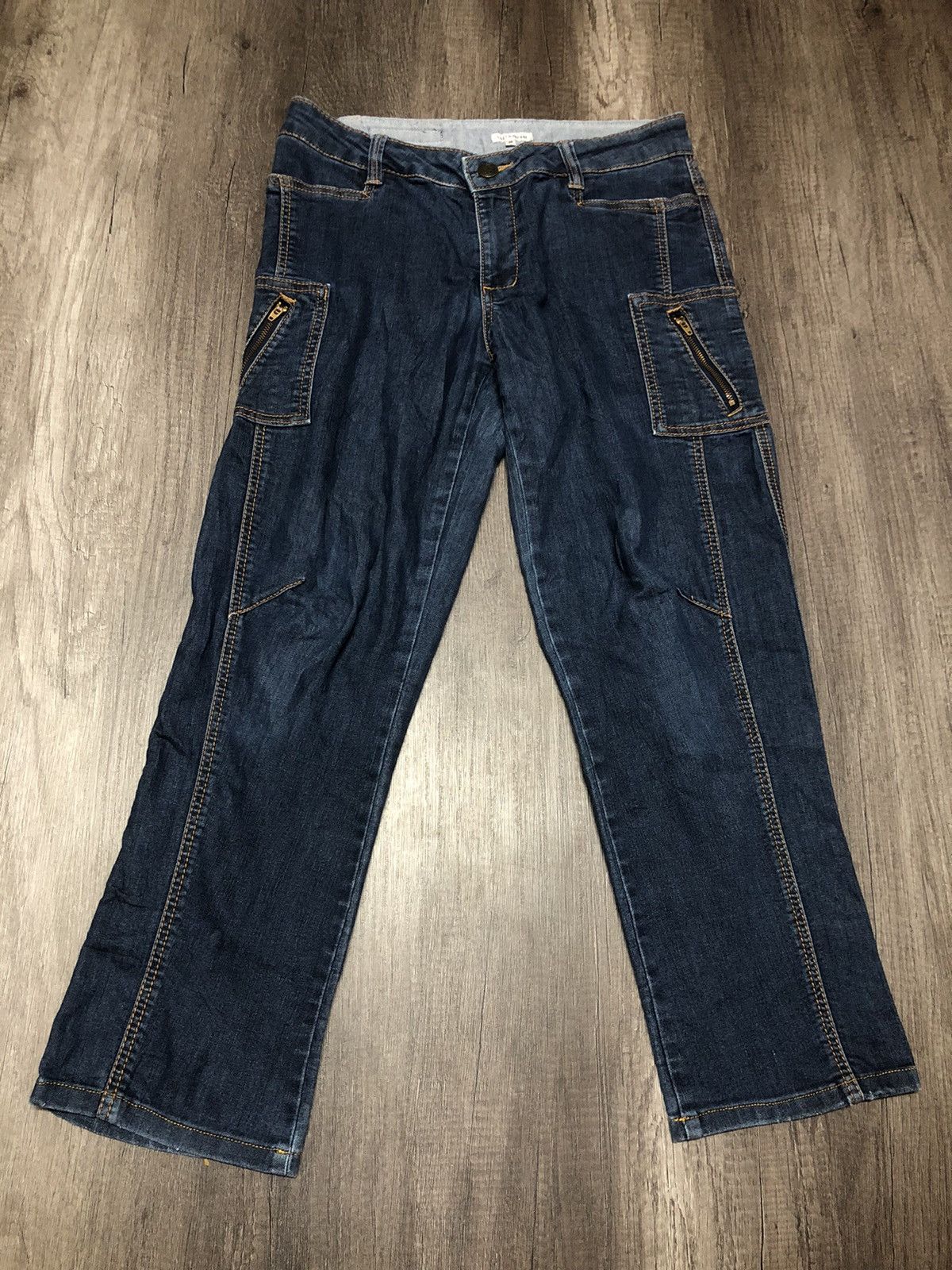Designer × Japanese Brand Lui Chantant Multi Pocket Jeans Cargo Style Unisex Design Size US 32 / EU 48 - 12 Thumbnail