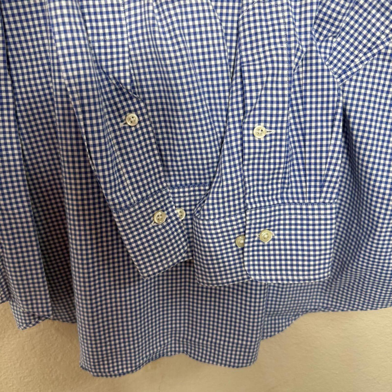 Lauren Ralph Lauren Ralph Lauren Shirt Men's 18 Blue Cotton Regent Custom Fit Size US M / EU 48-50 / 2 - 4 Thumbnail