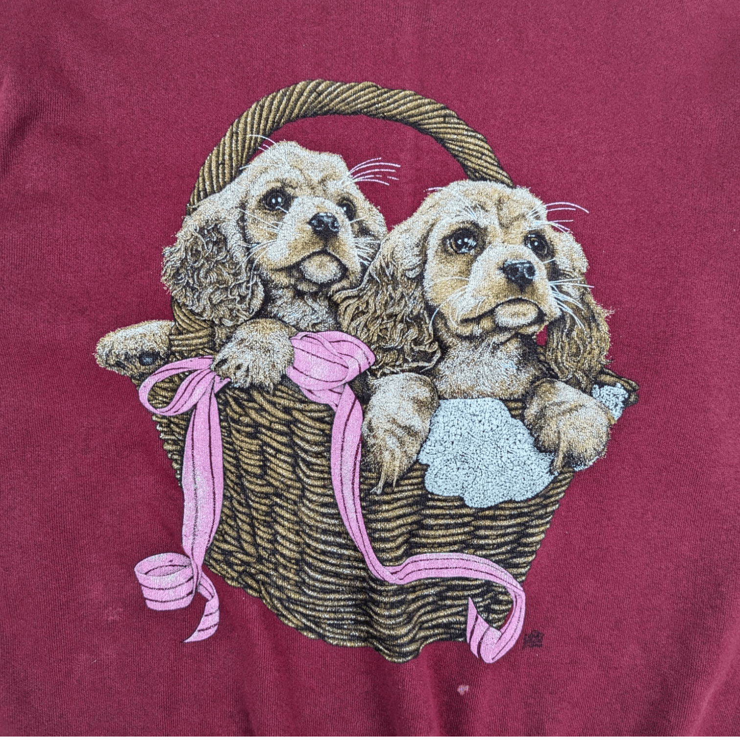 Vintage Vintage 90's COTTON GROVE Cute Dog Animal Image Jumper Size US L / EU 52-54 / 3 - 5 Thumbnail
