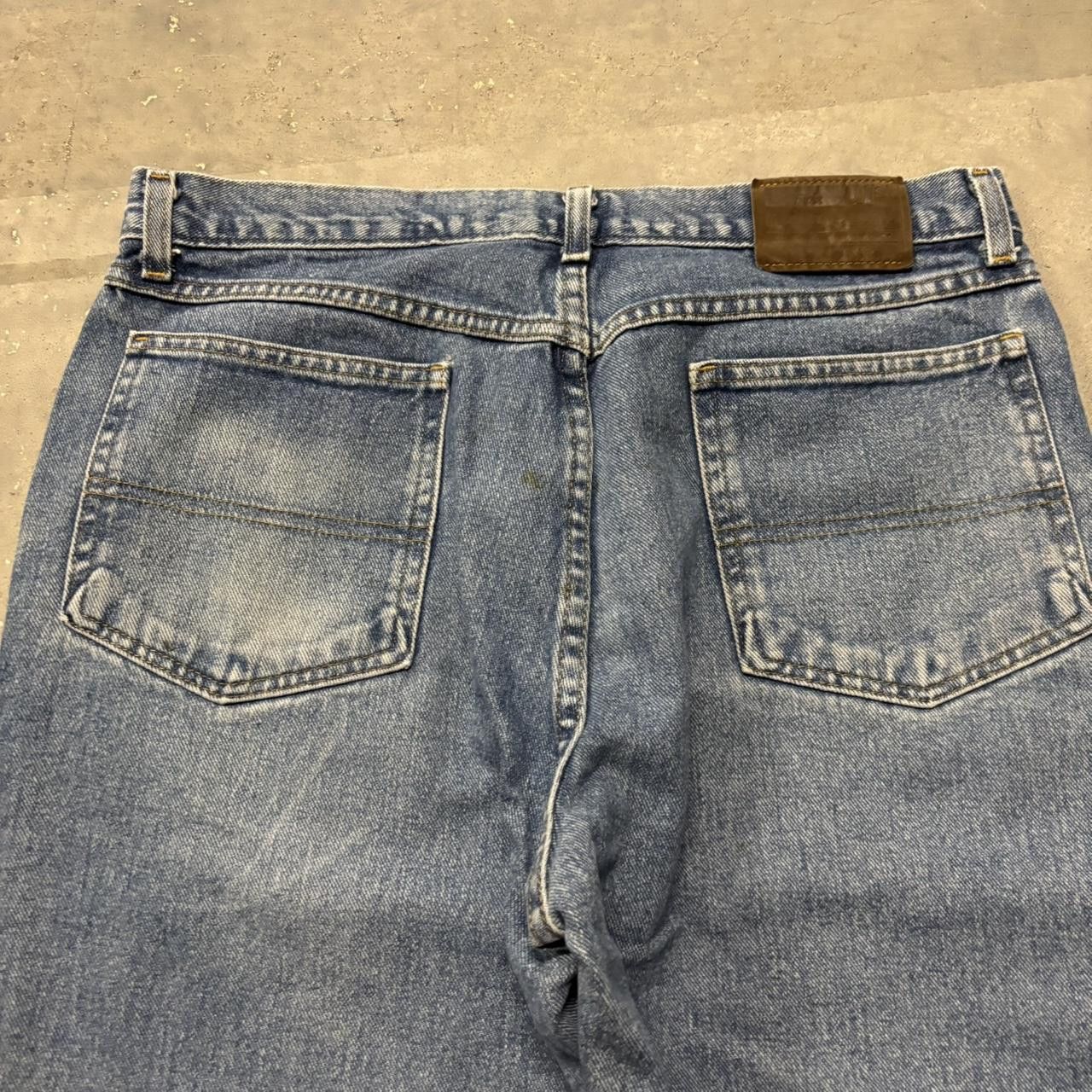 Japanese Brand × Vintage Crazy Vintage Y2K/2000s Grunge Faded Wash Denim Jeans! Size US 32 / EU 48 - 7 Thumbnail