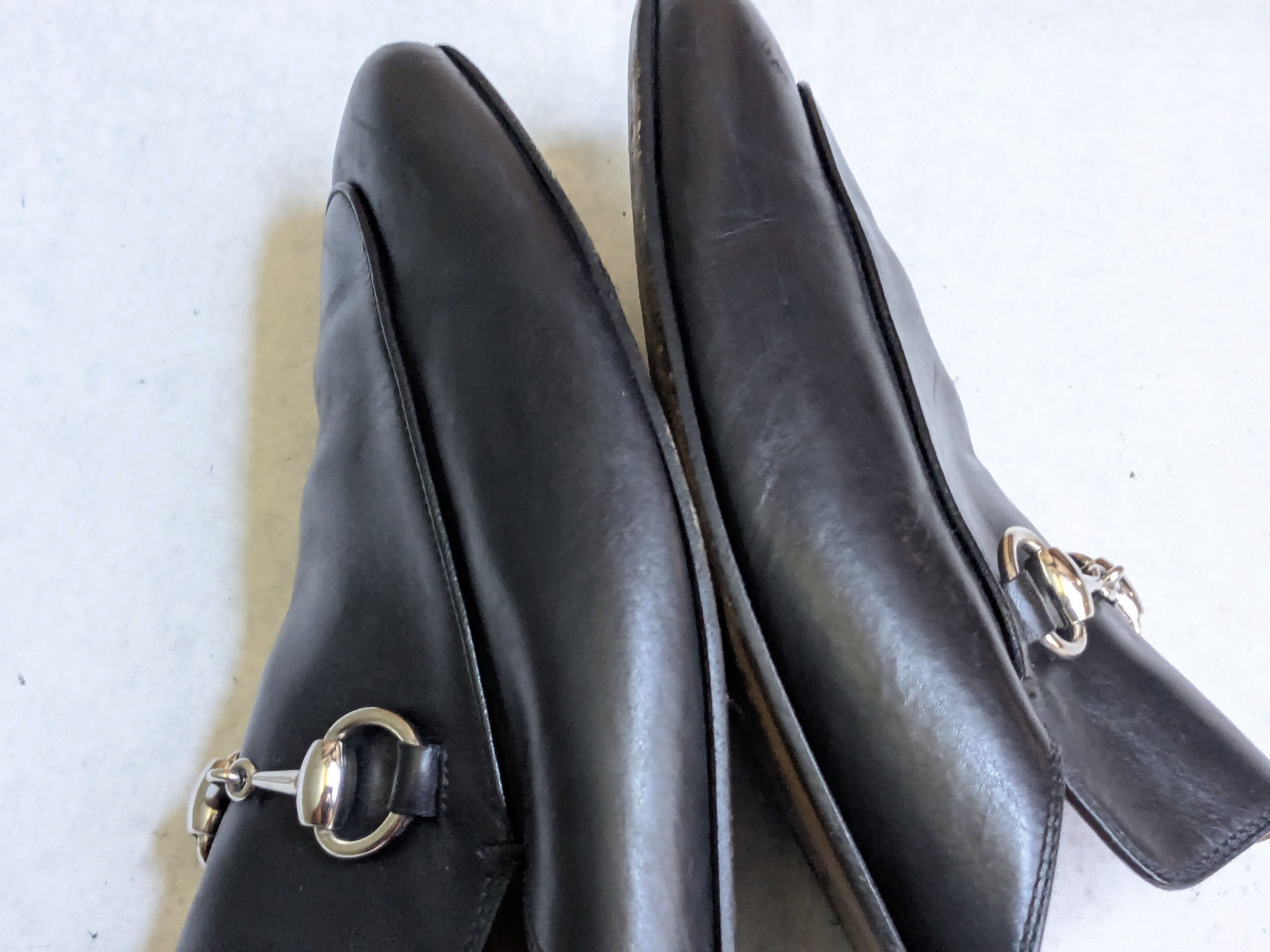 Gucci Gucci Horsebit Loafers Black Leather 8.5 D US Slip Ons Size US 8.5 / EU 41-42 - 10 Thumbnail